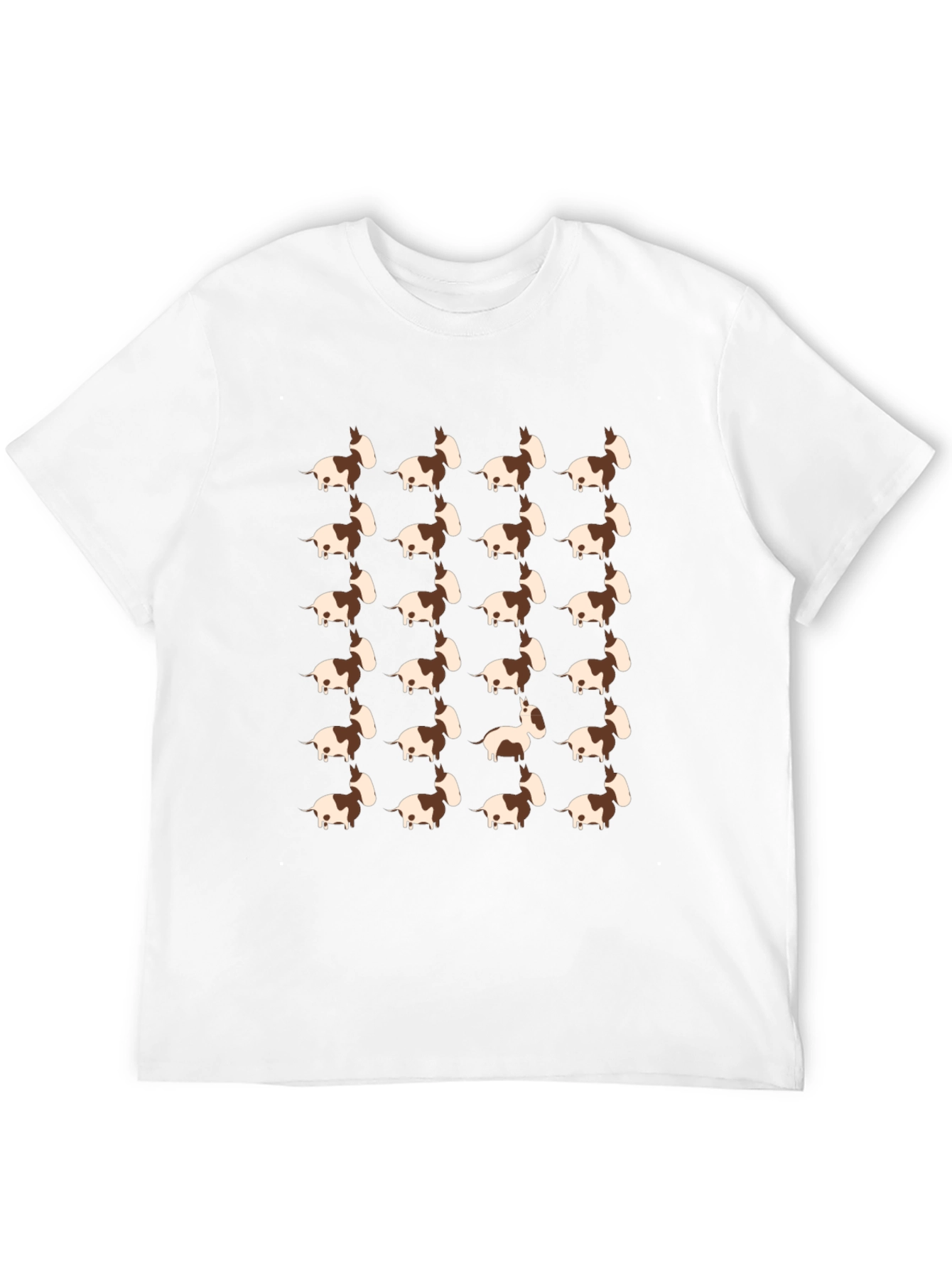 Dachshund Dog Pattern T-Shirt