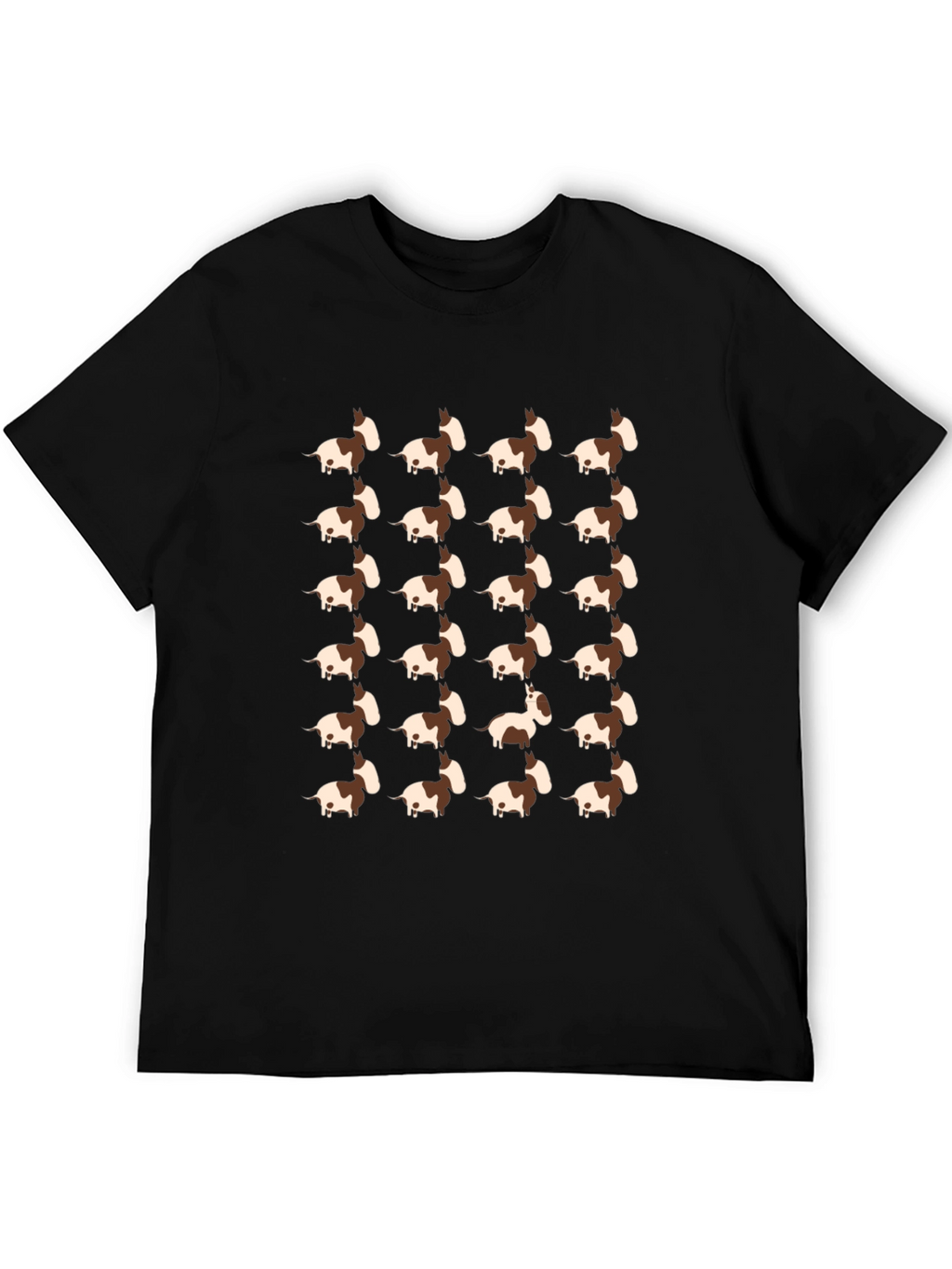 Dachshund Dog Pattern T-Shirt