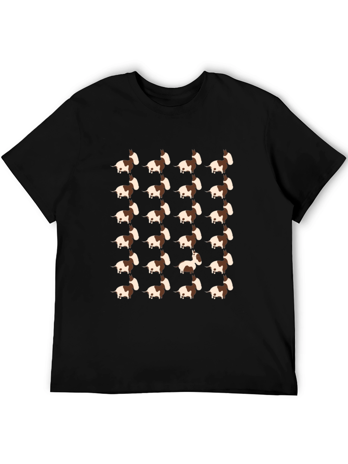 Dachshund Dog Pattern T-Shirt