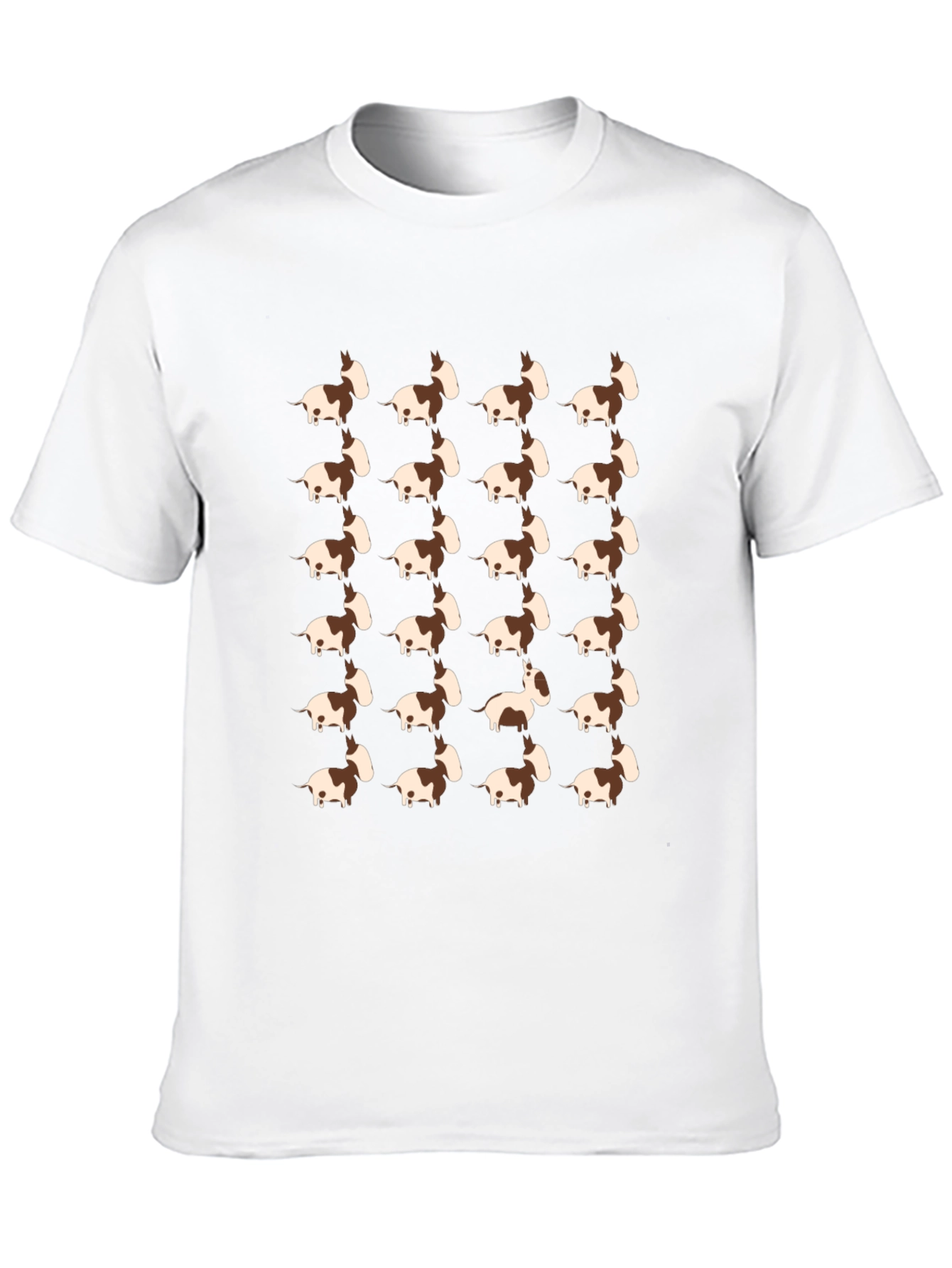 Dachshund Dog Pattern T-Shirt