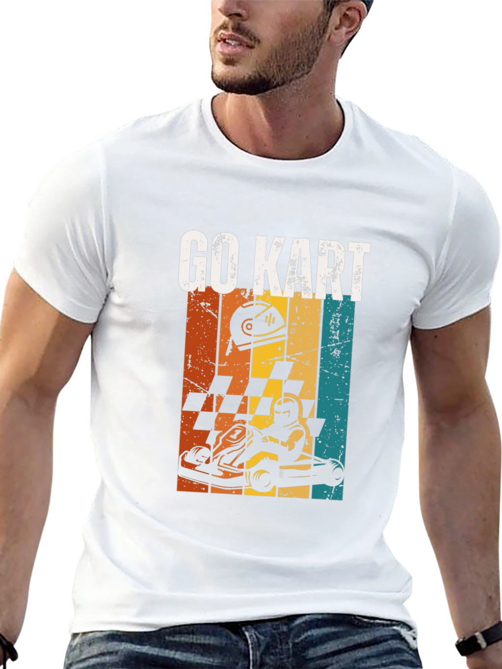 Retro Go Kart T-Shirt