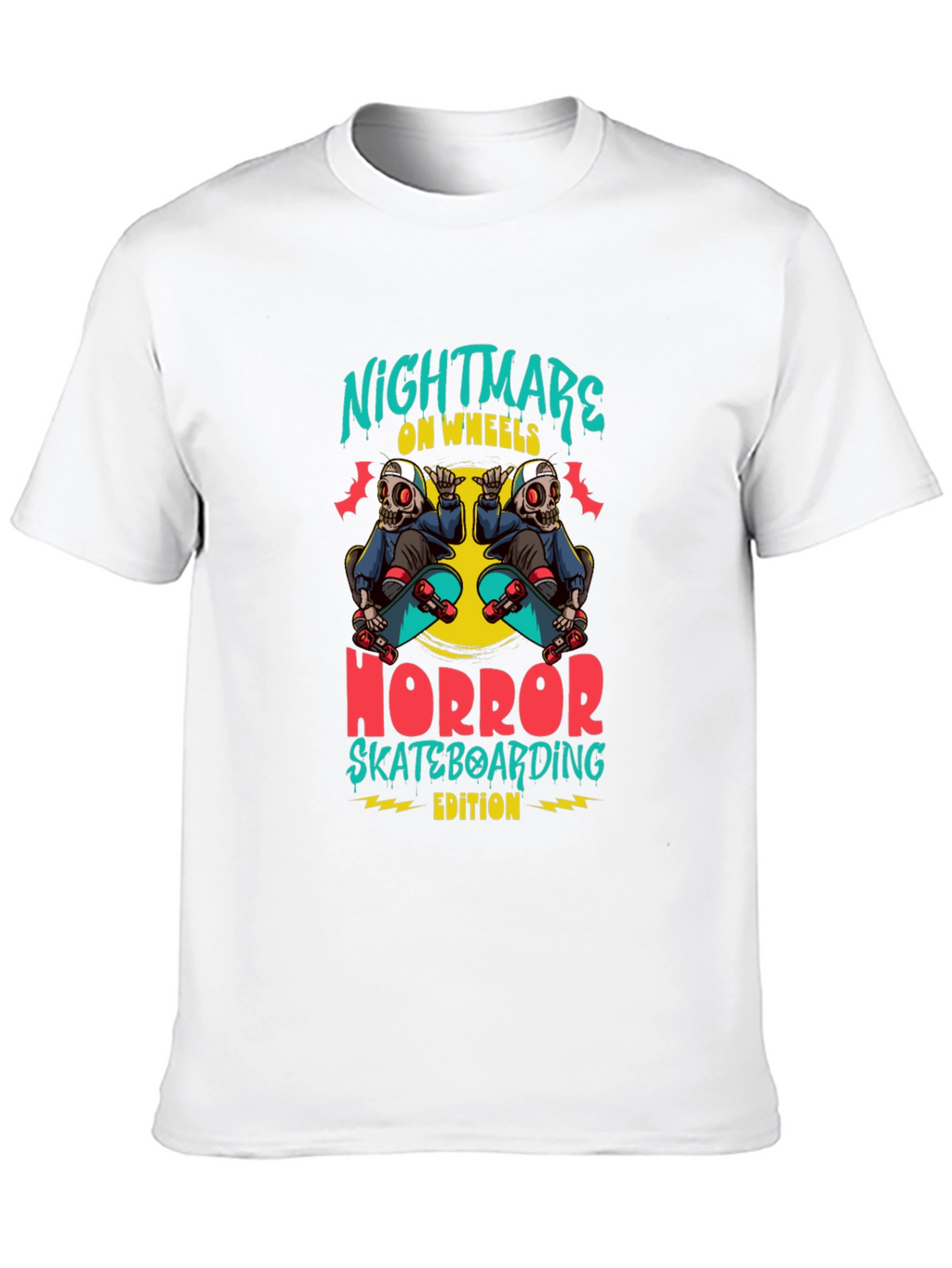Nightmare on Wheels Skateboard T-Shirt