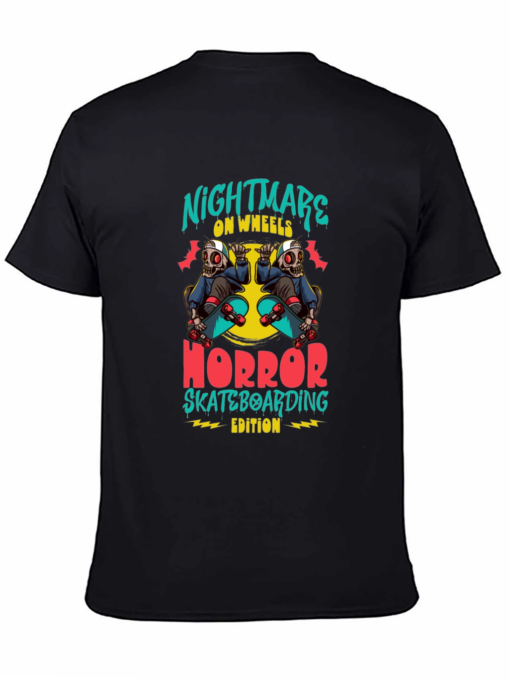 Nightmare on Wheels Skateboard T-Shirt