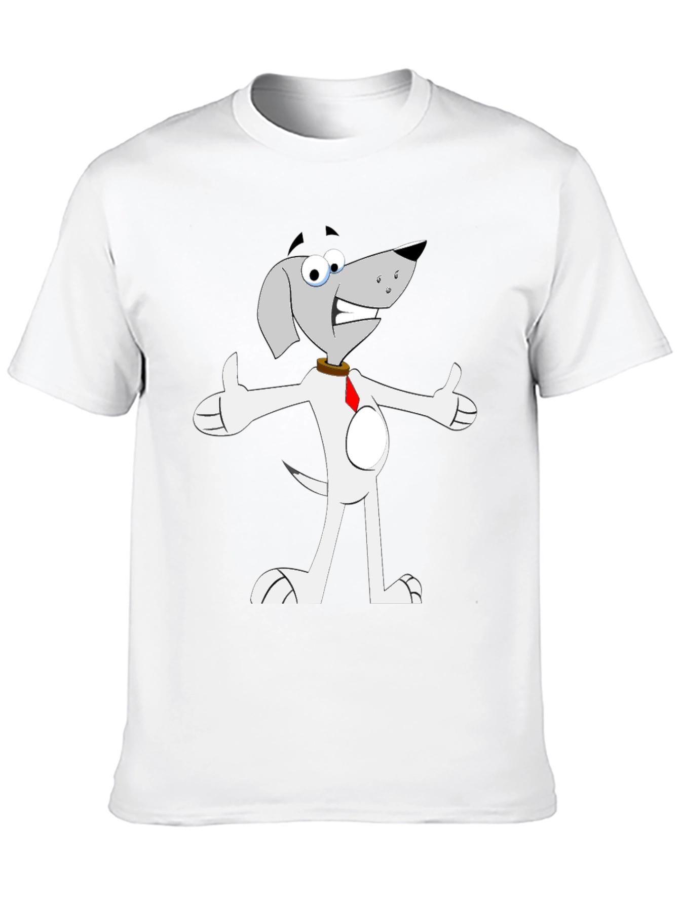 Funny Cartoon Dog T-Shirt - Black Graphic Tee