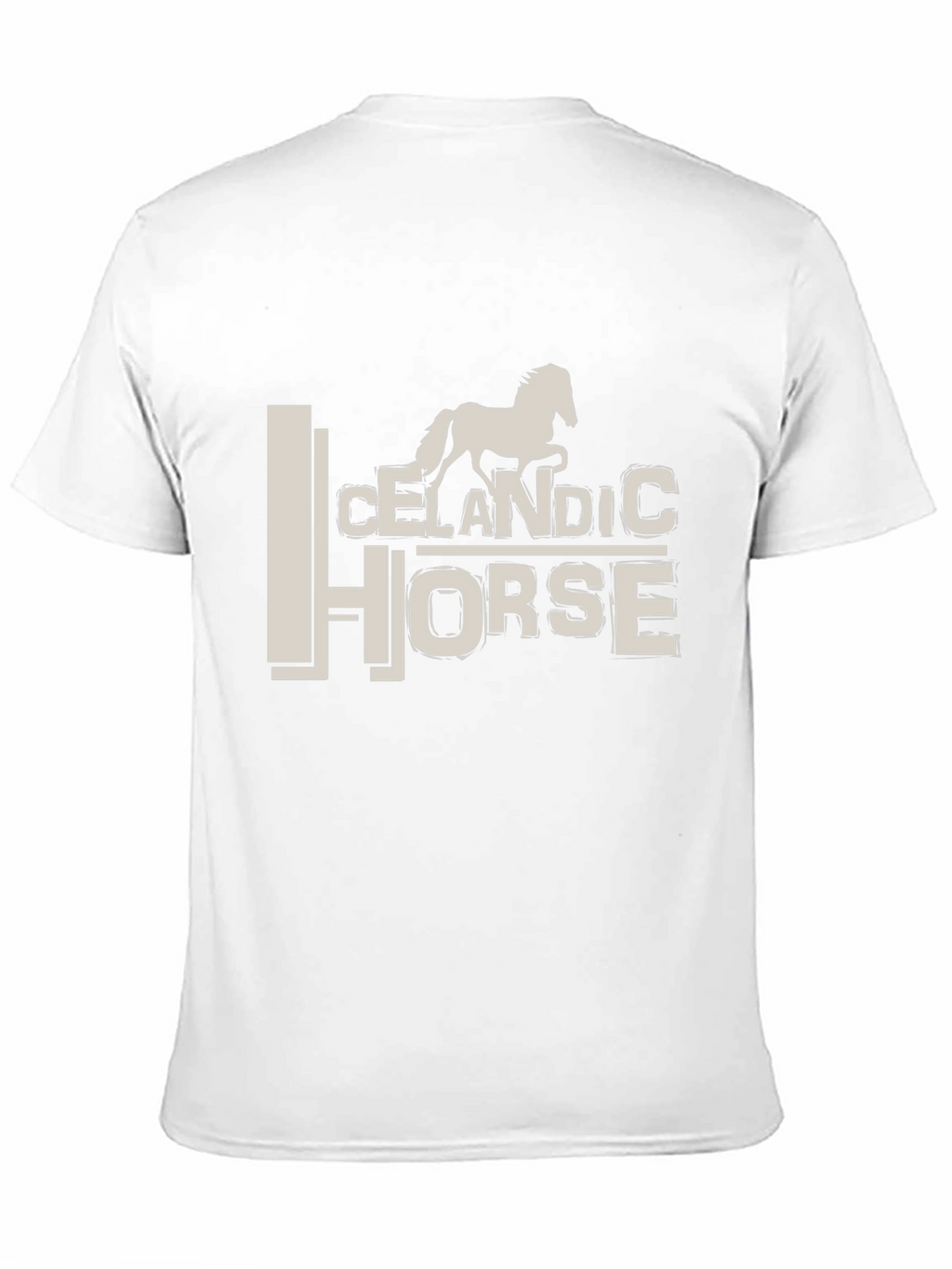 Icelandic Horse Graphic Tee - Stylish Black T-Shirt