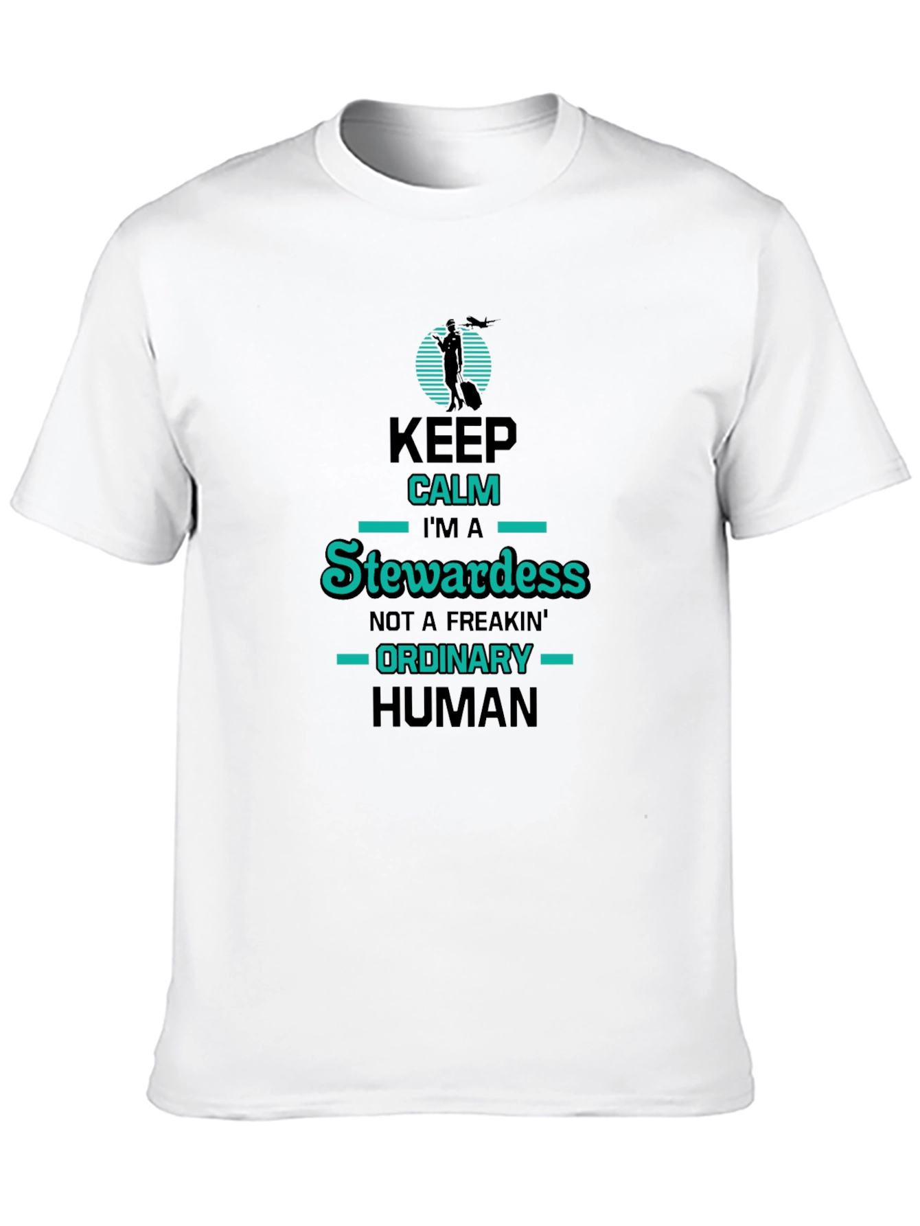 Keep Calm Im a Stewardess Graphic Tee