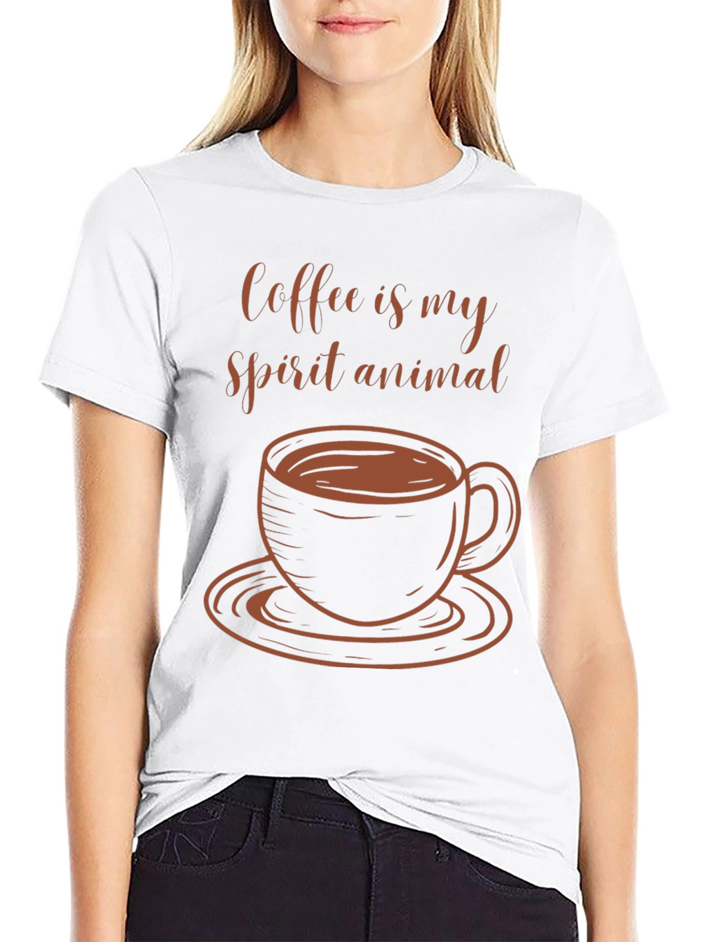 Coffee is My Spirit Animal Graphic Tee