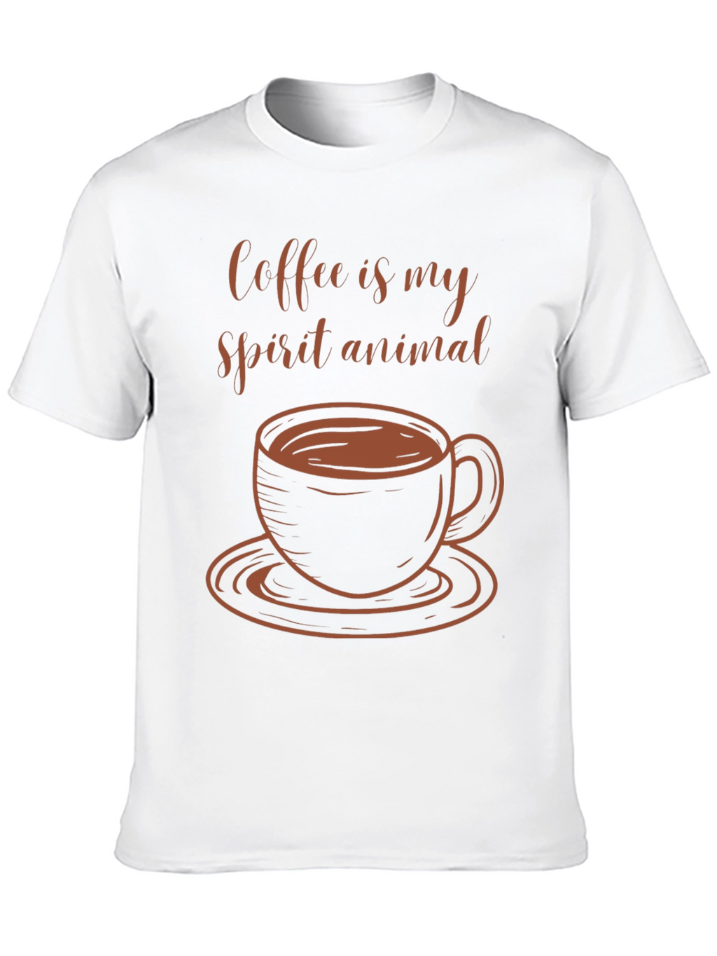 Coffee is My Spirit Animal Graphic Tee