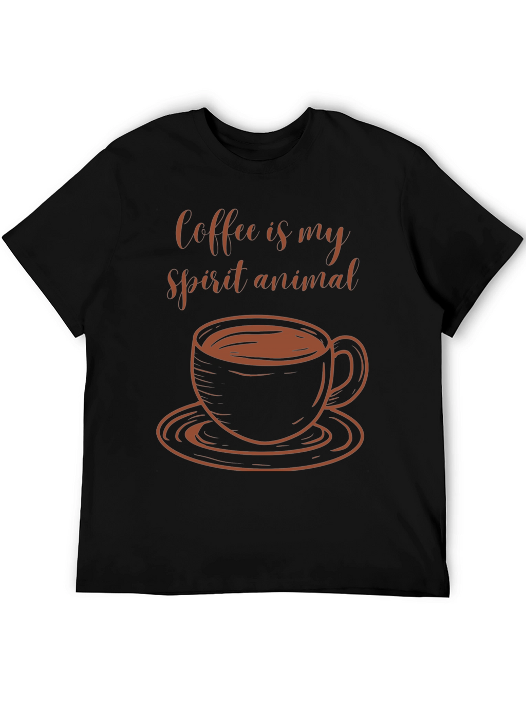 Coffee is My Spirit Animal Graphic Tee
