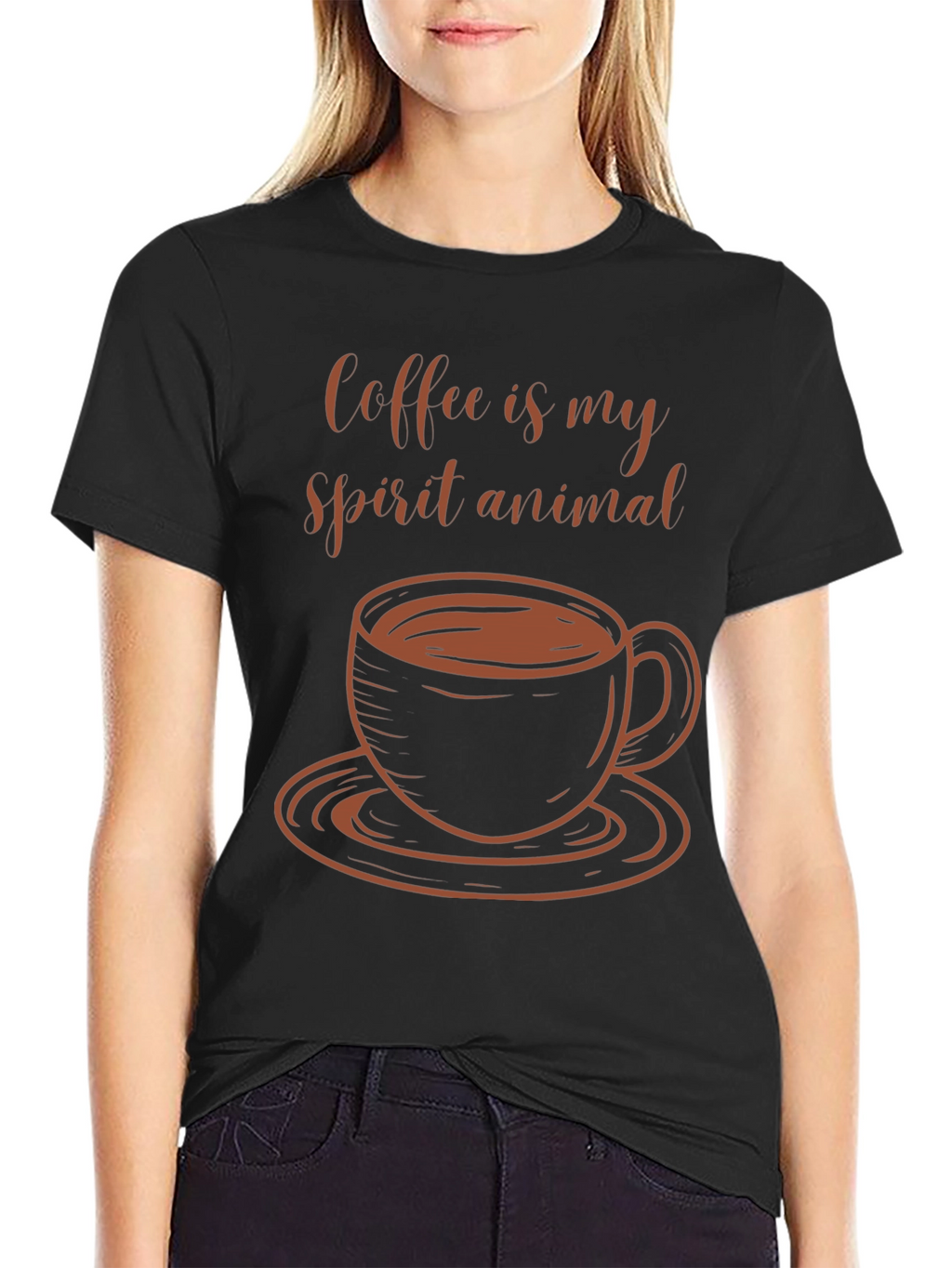 Coffee is My Spirit Animal Graphic Tee