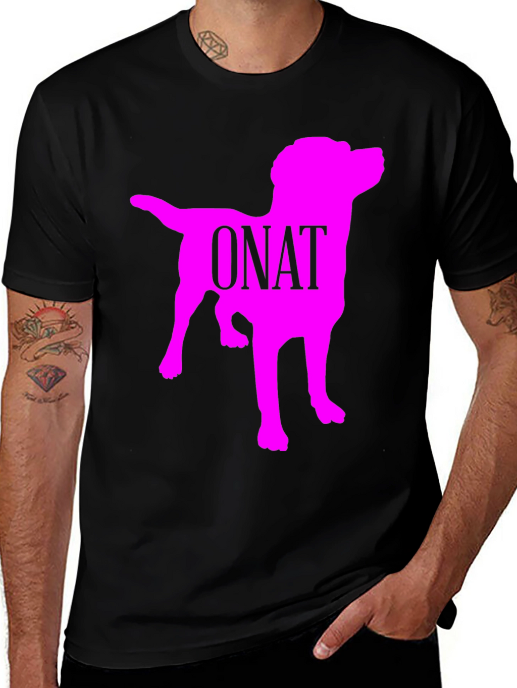 Dog Silhouette Tee - ONAT Print