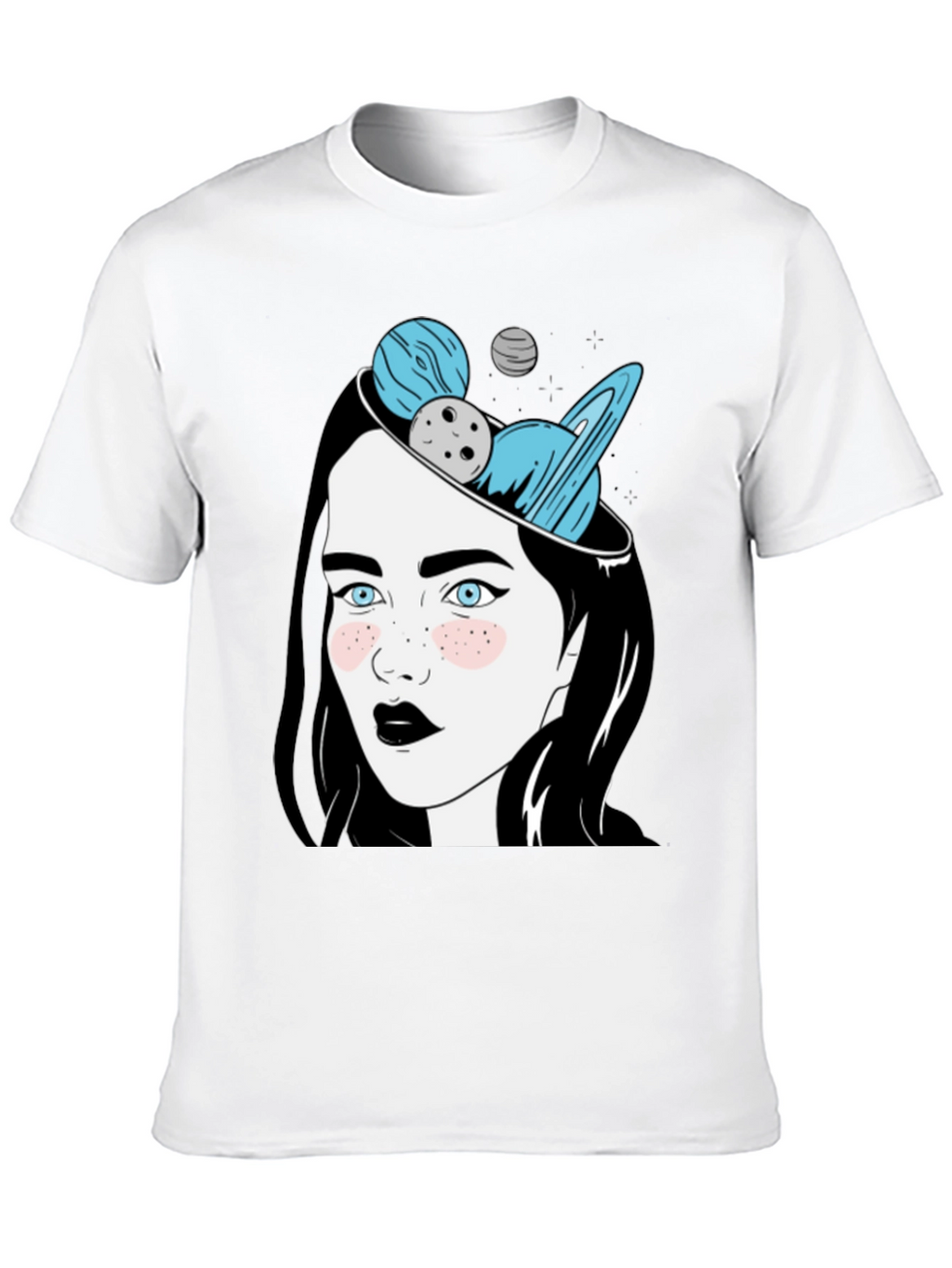 Cosmic Dreamer Graphic T-Shirt - Unisex Black Tee