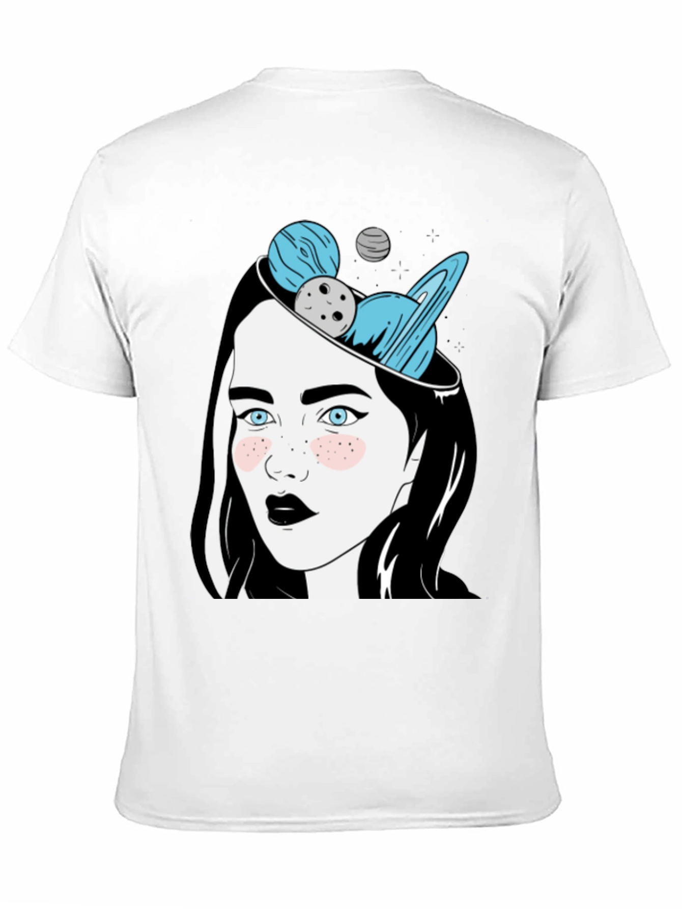 Cosmic Dreamer Graphic T-Shirt - Unisex Black Tee