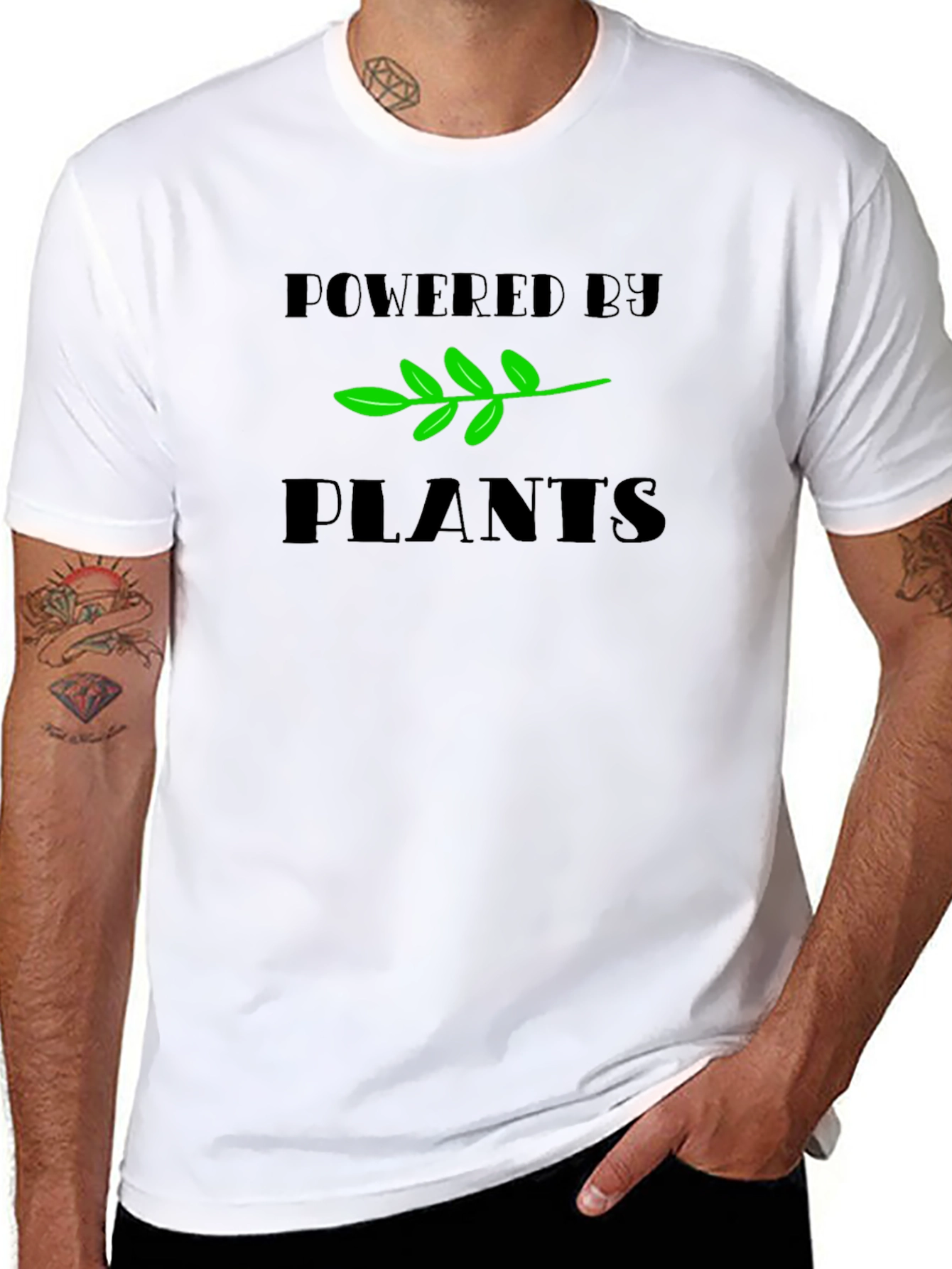 Powered by Plants Graphic Tee - Vegan Style