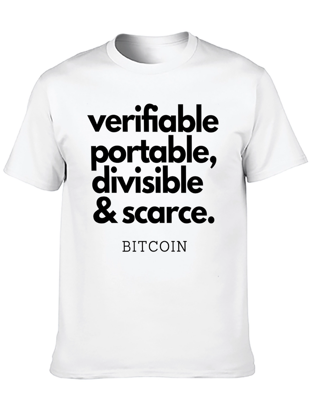 Verifiable Bitcoin Graphic Tee - Black