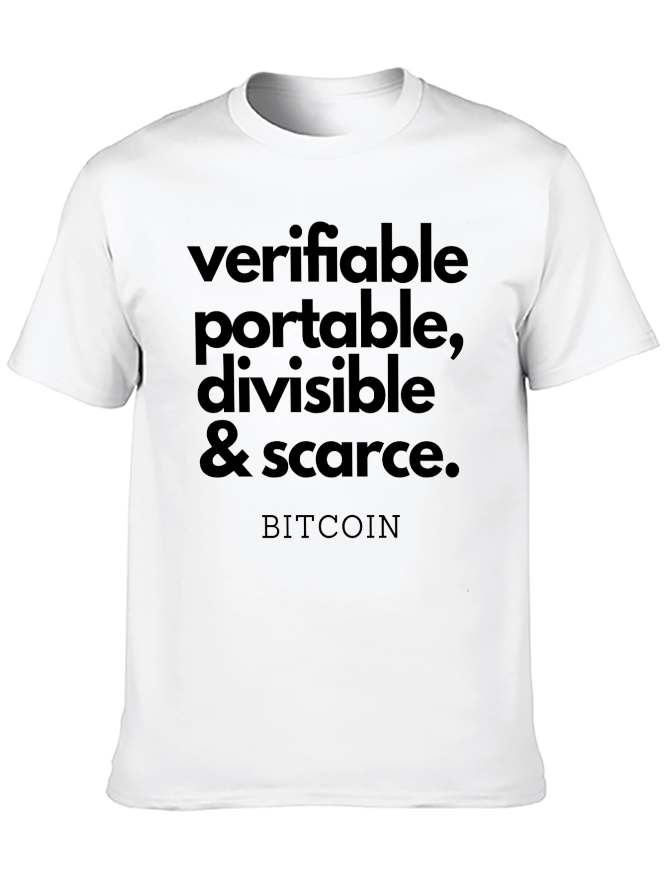 Verifiable Bitcoin Graphic Tee - Black