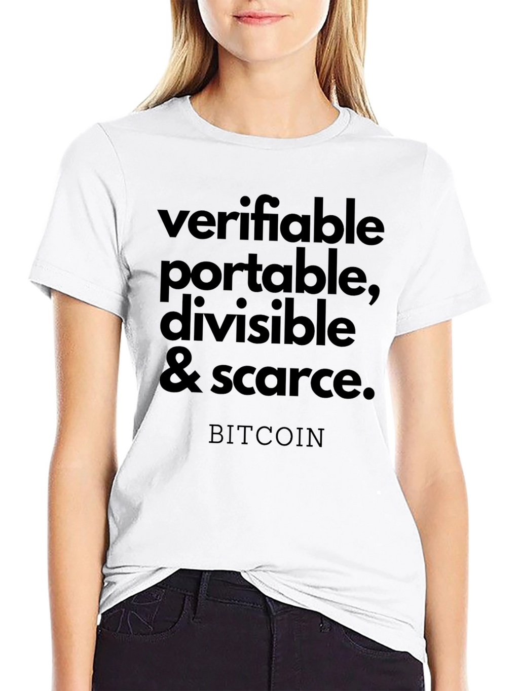 Verifiable Bitcoin Graphic Tee - Black