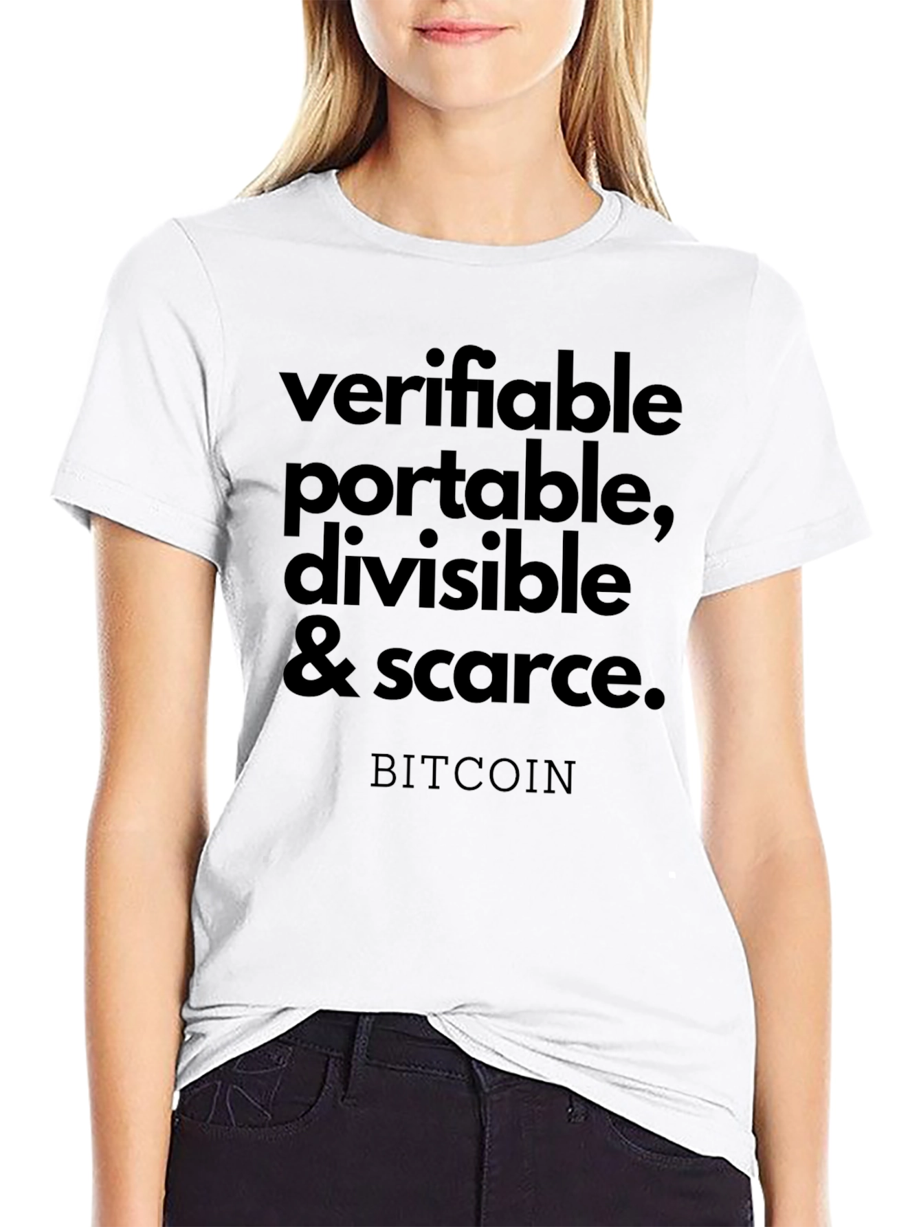Verifiable Bitcoin Graphic Tee - Black