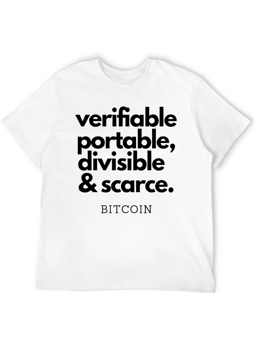 Verifiable Bitcoin Graphic Tee - Black
