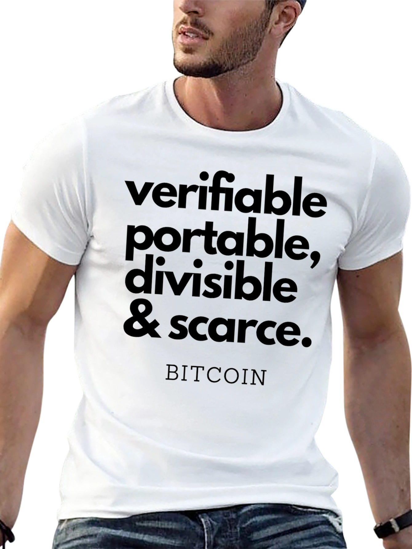 Verifiable Bitcoin Graphic Tee - Black