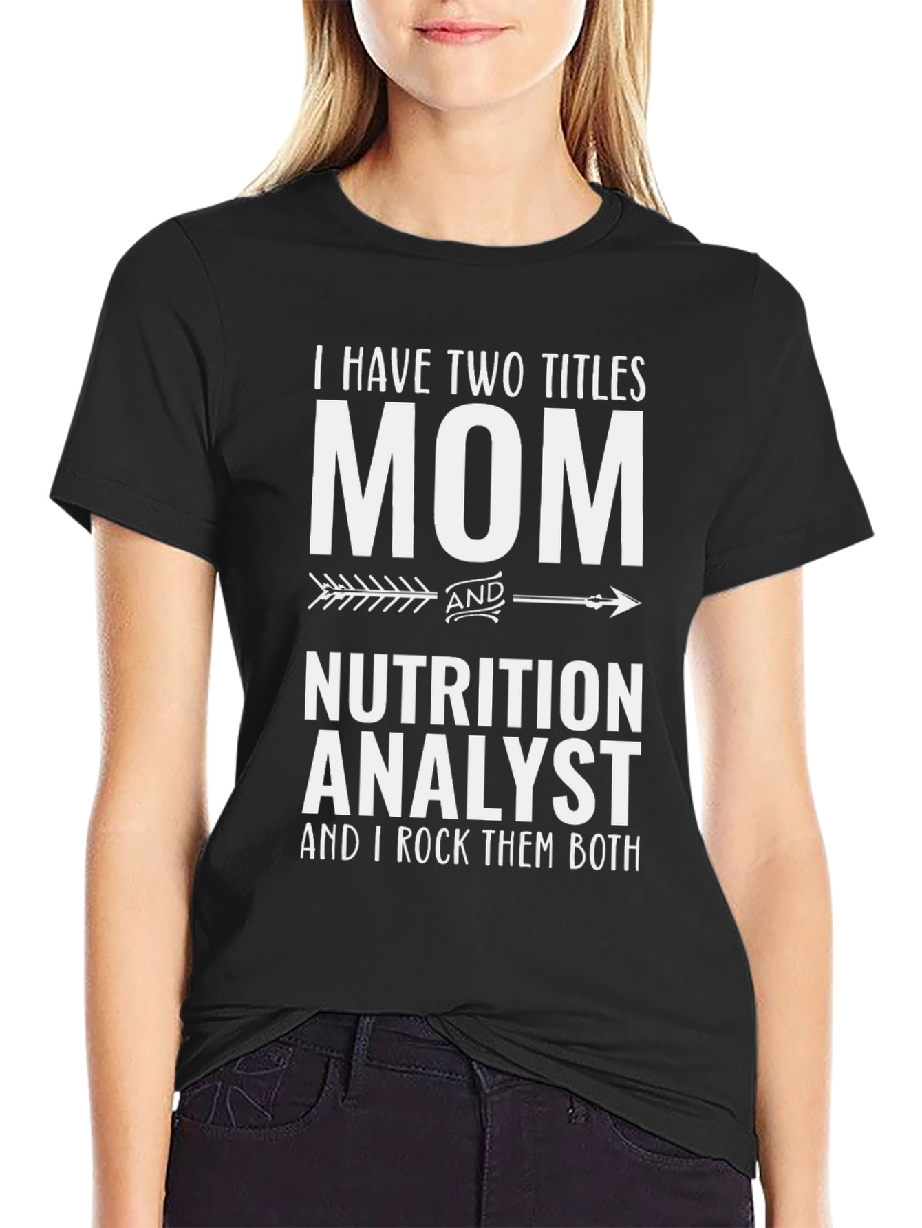 Mom Nutrition Analyst Graphic T-Shirt