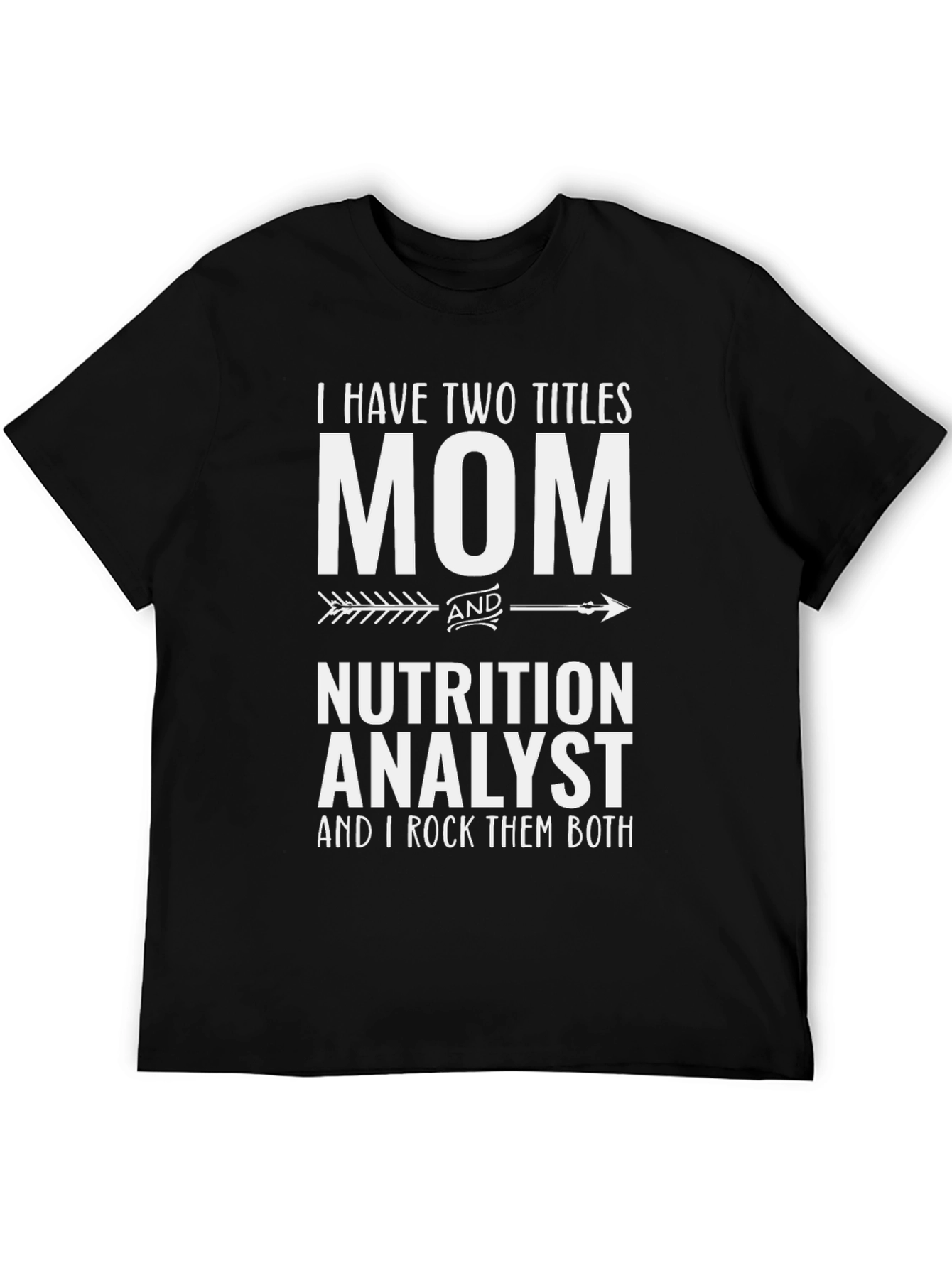 Mom Nutrition Analyst Graphic T-Shirt