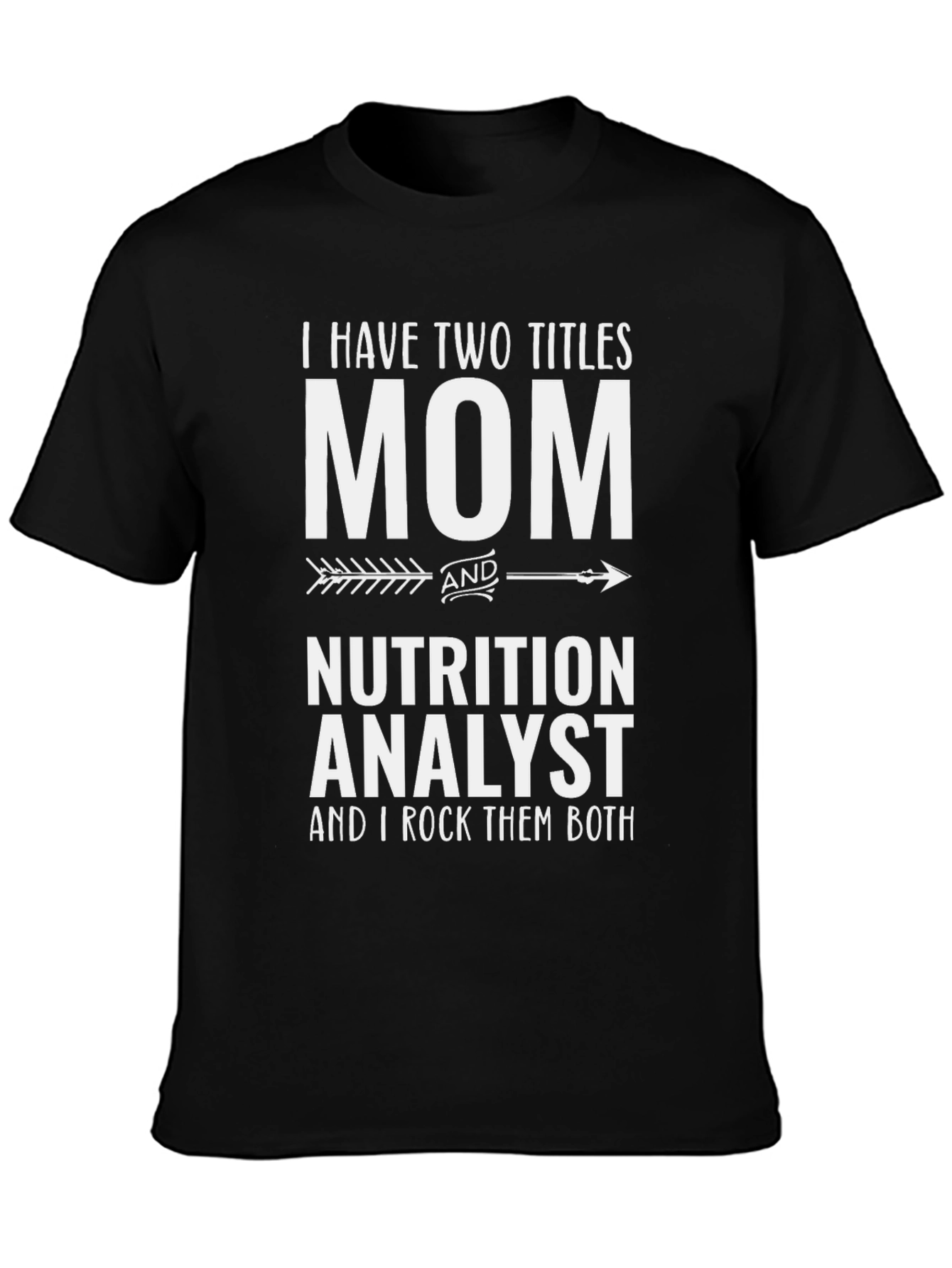 Mom Nutrition Analyst Graphic T-Shirt