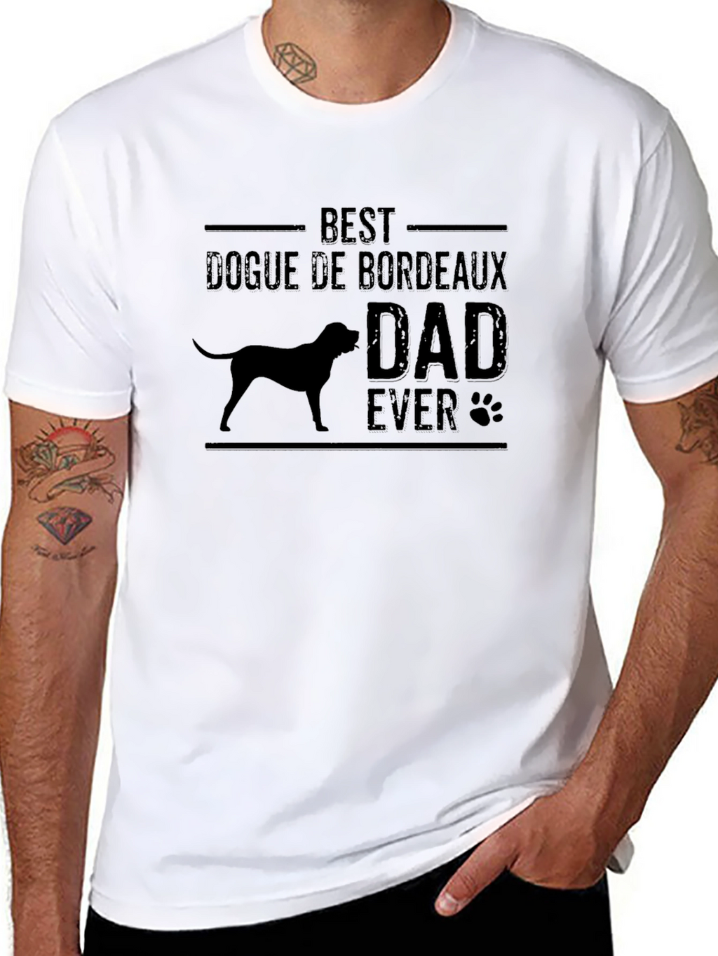 Best Dogue de Bordeaux Dad Ever T-Shirt