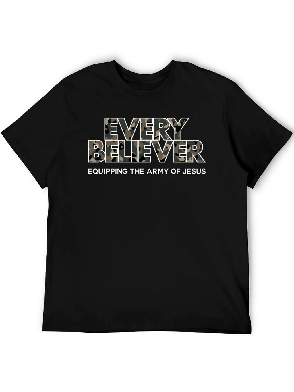 Every Believer Camo Print T-Shirt