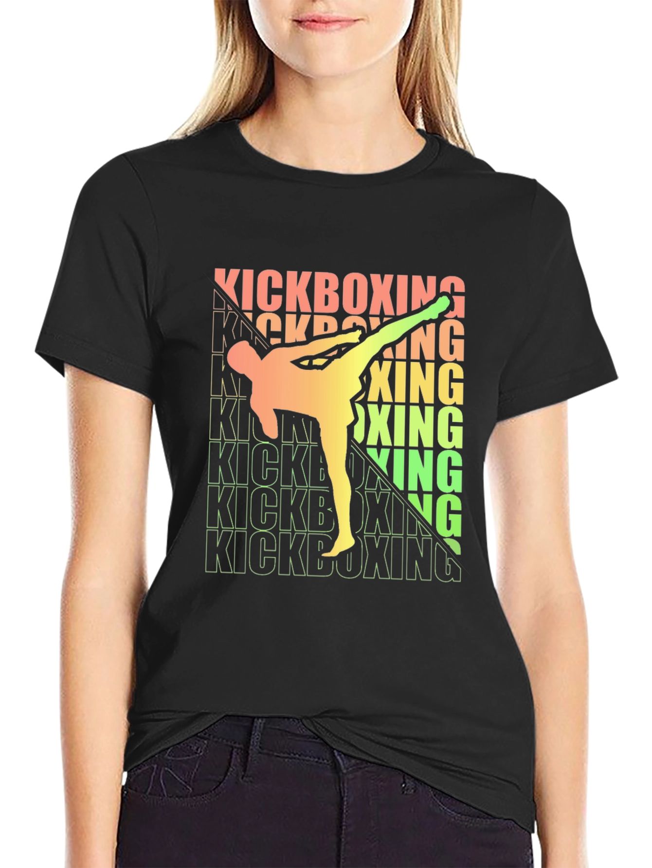 Kickboxing Graphic Tee - Martial Arts Style