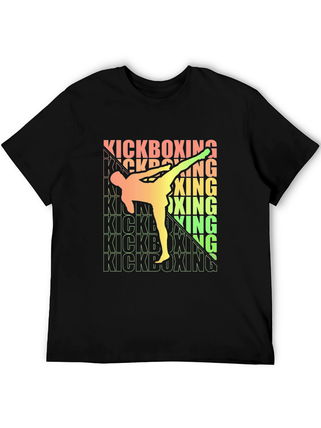 Kickboxing Graphic Tee - Martial Arts Style