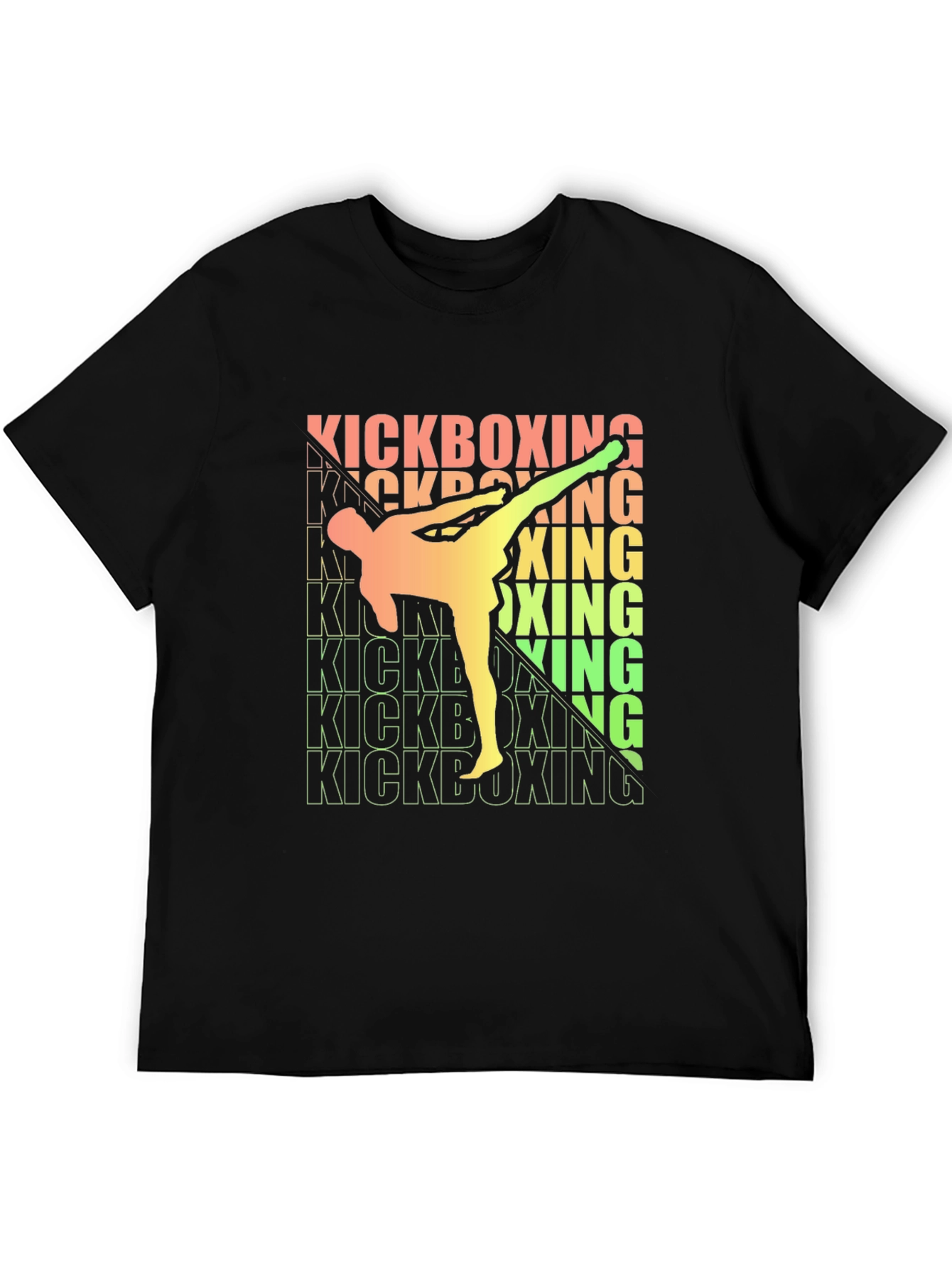 Kickboxing Graphic Tee - Martial Arts Style