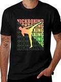 Kickboxing Graphic Tee - Martial Arts Style