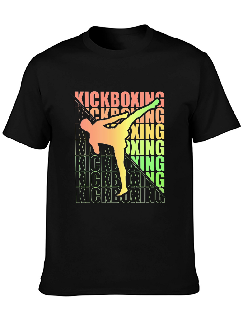 Kickboxing Graphic Tee - Martial Arts Style
