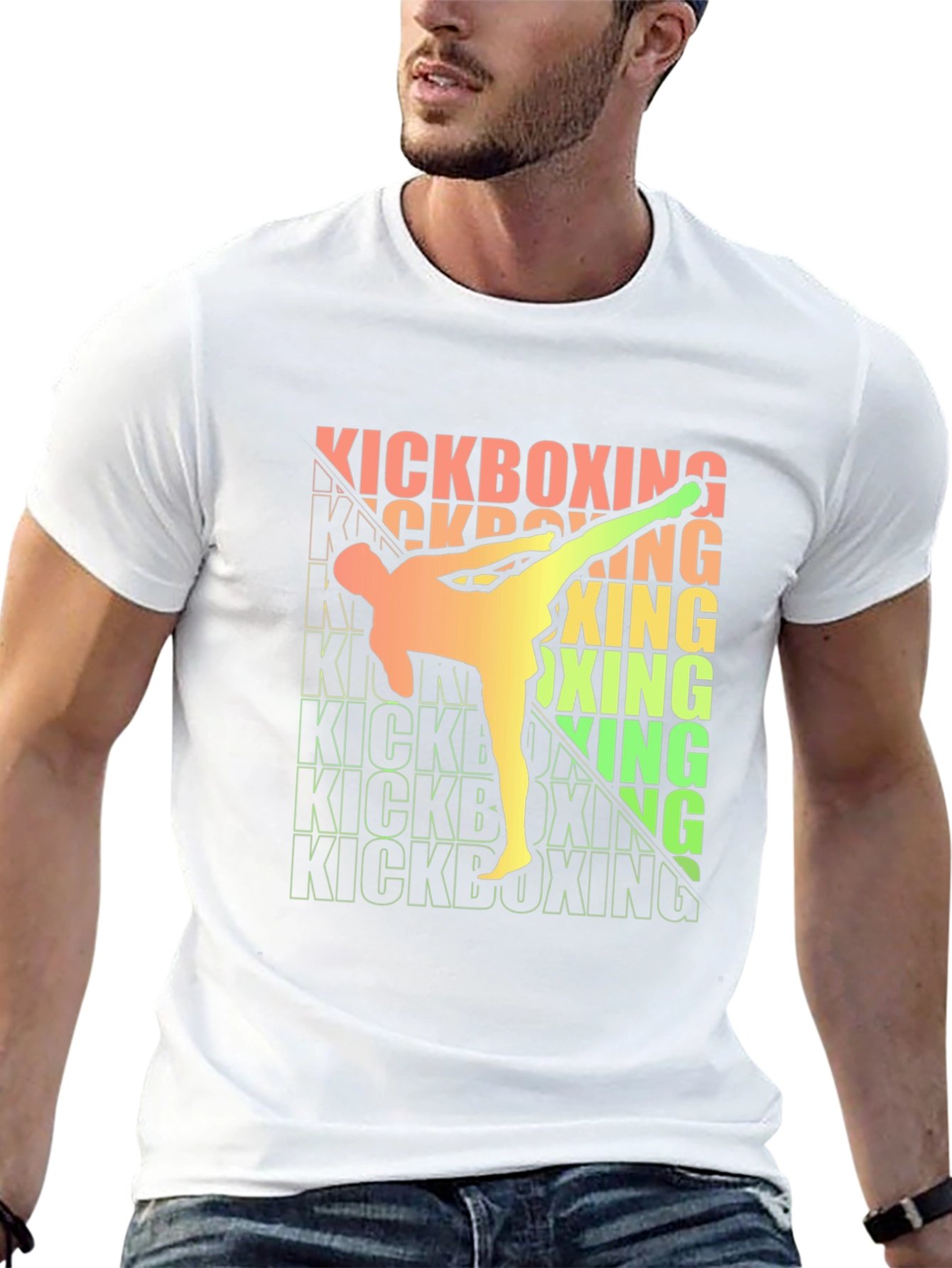 Kickboxing Graphic Tee - Martial Arts Style