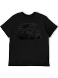 Car Graphic Black T-Shirt