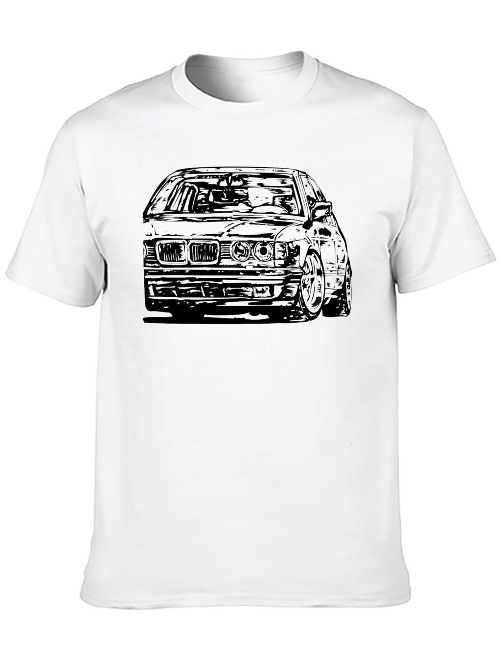 Car Graphic Black T-Shirt