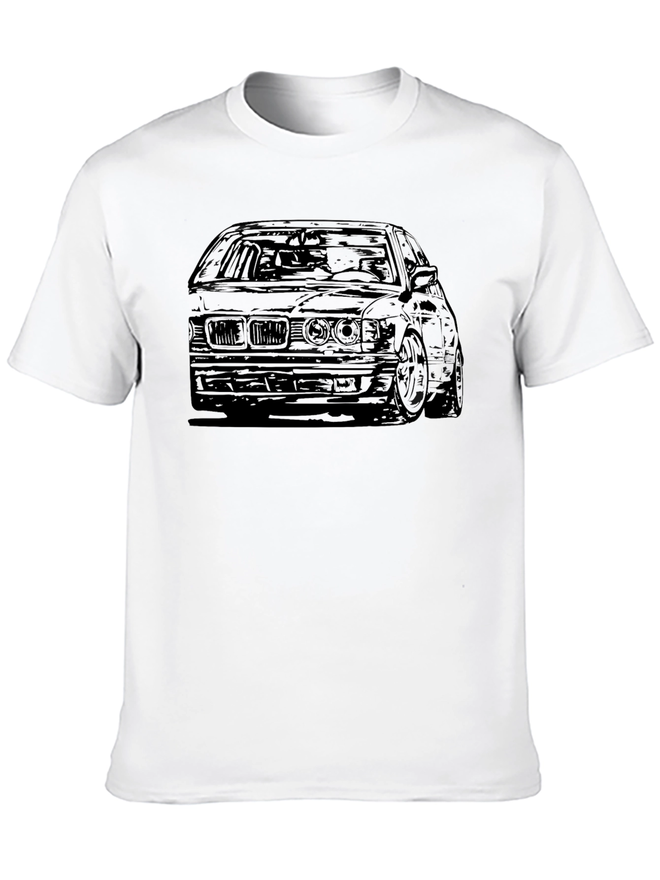 Car Graphic Black T-Shirt