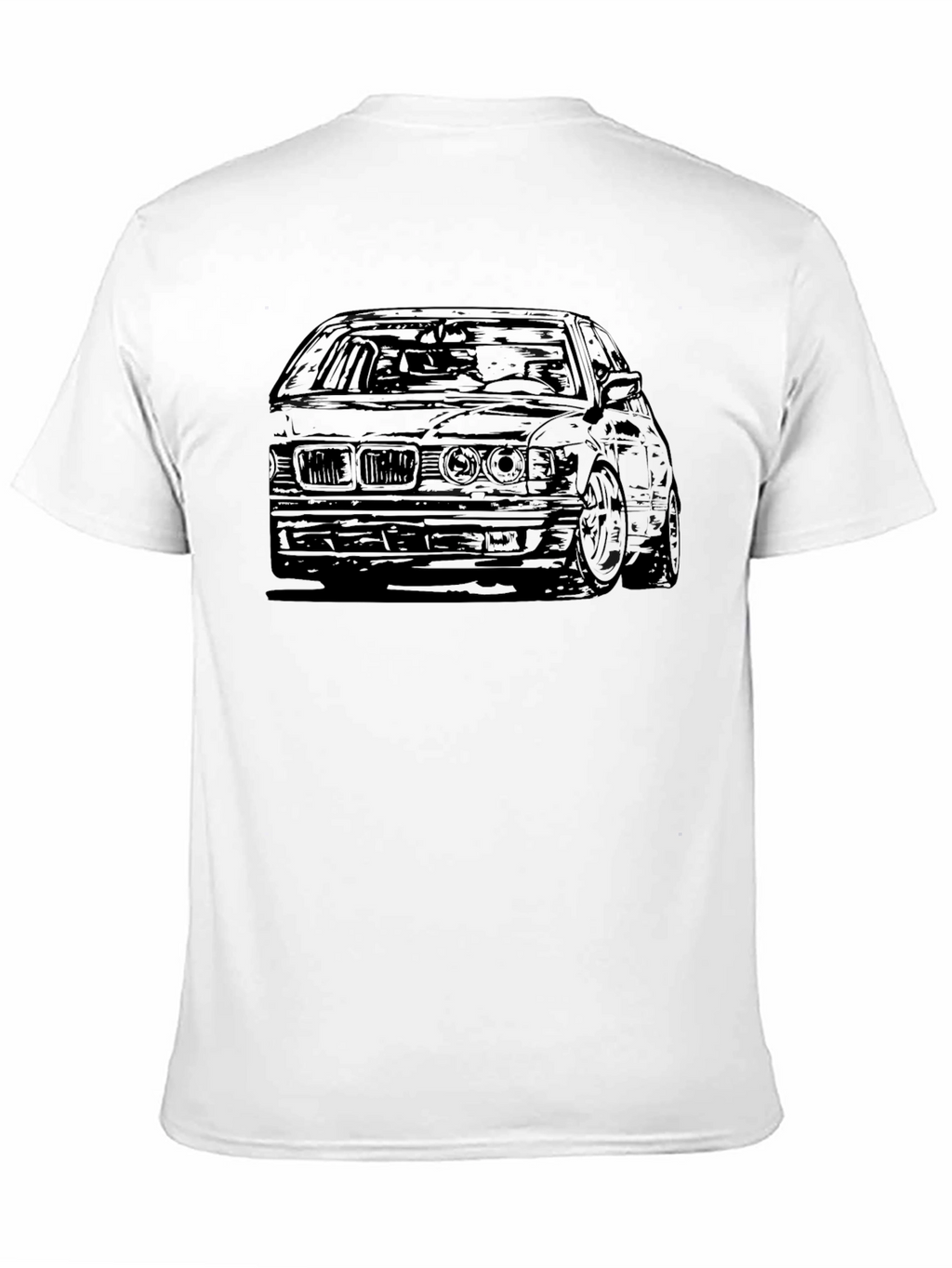 Car Graphic Black T-Shirt