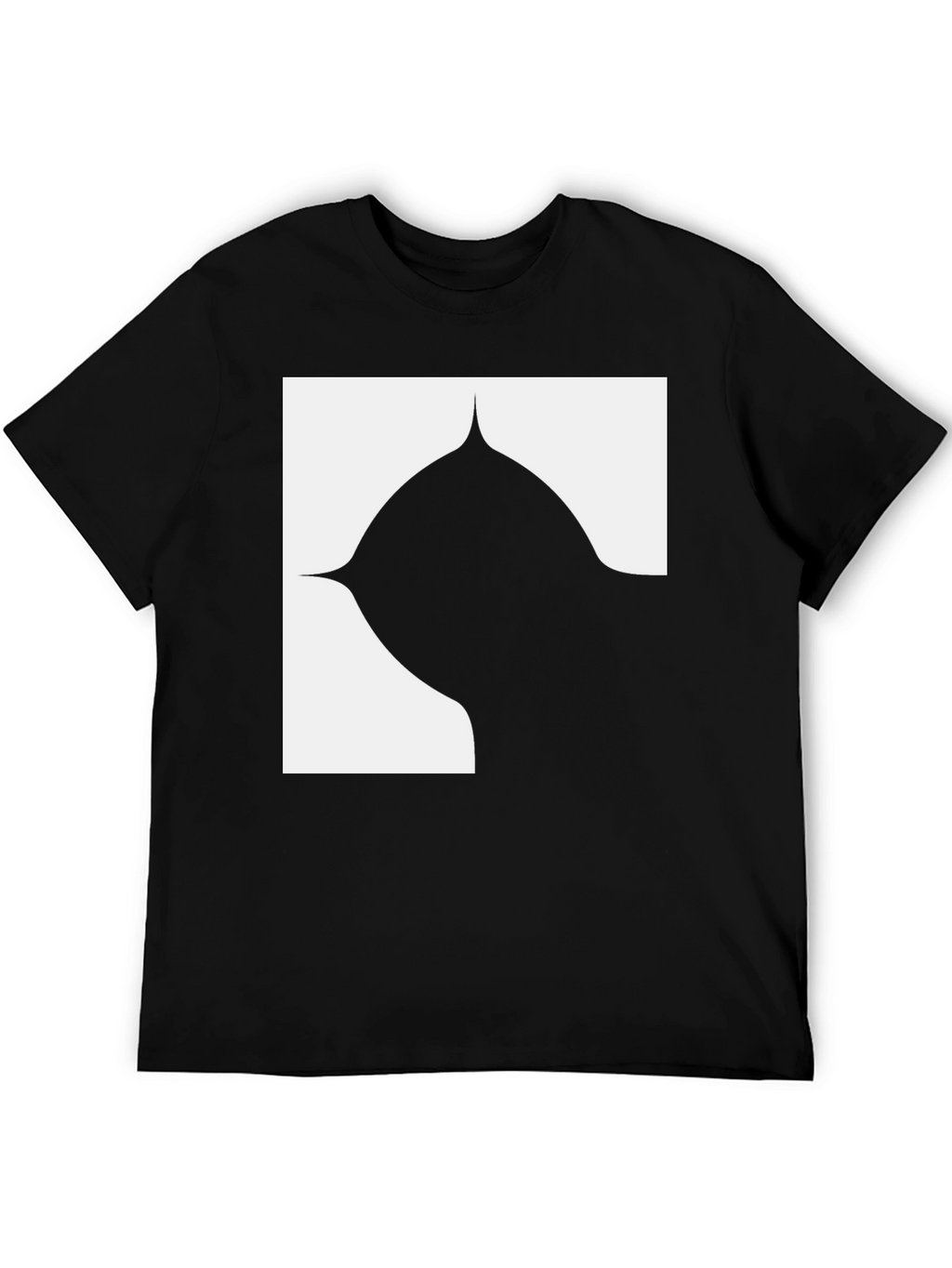 Abstract Design Black T-Shirt