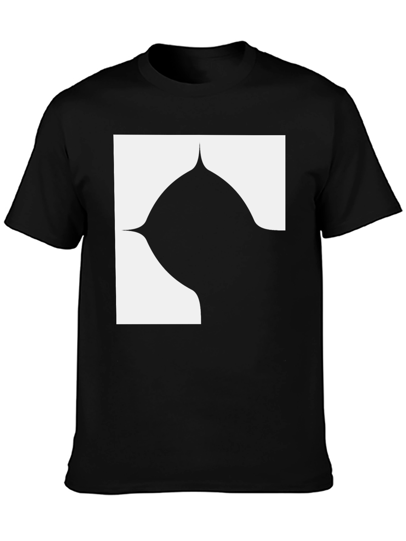 Abstract Design Black T-Shirt