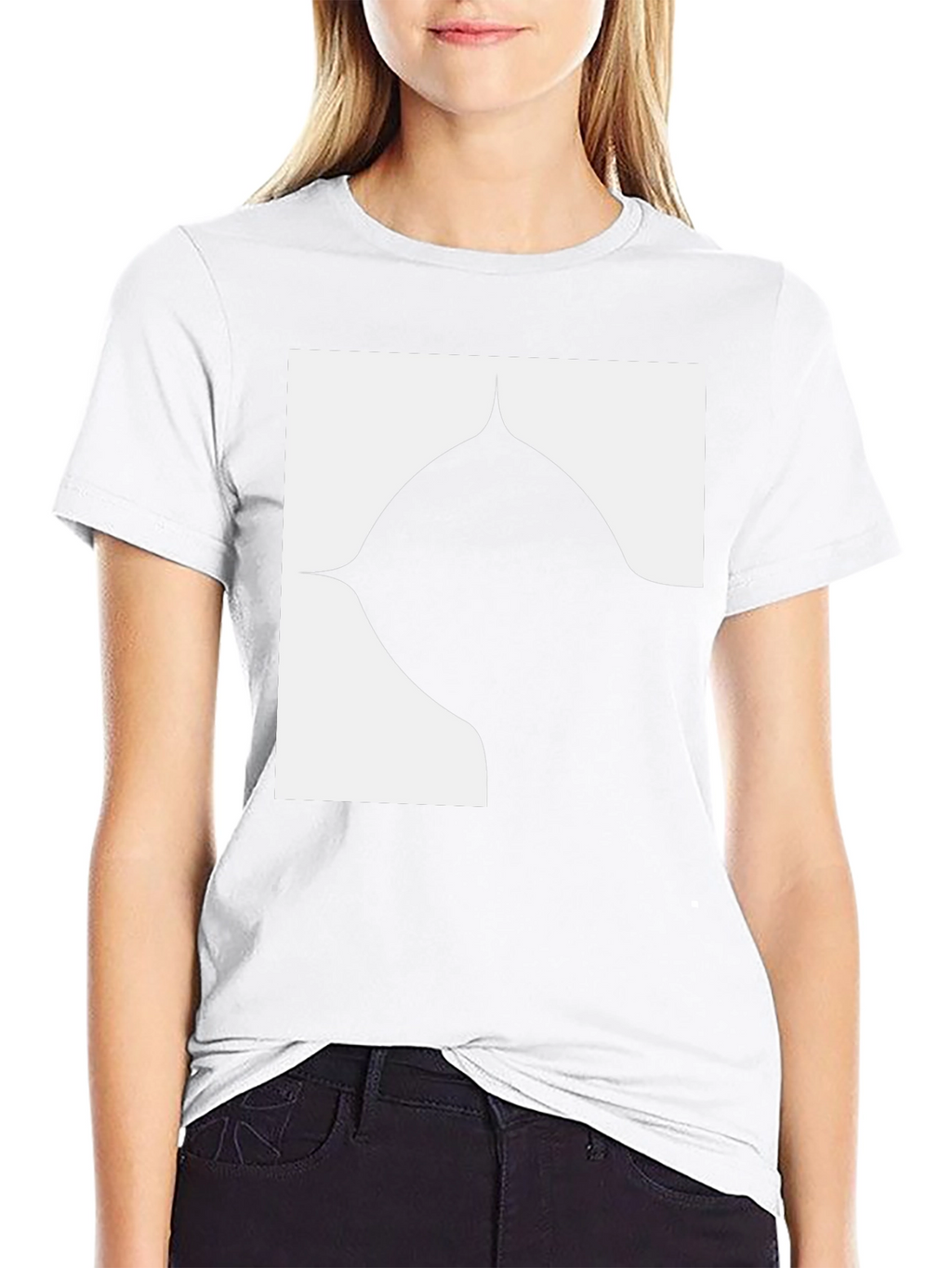 Abstract Design Black T-Shirt