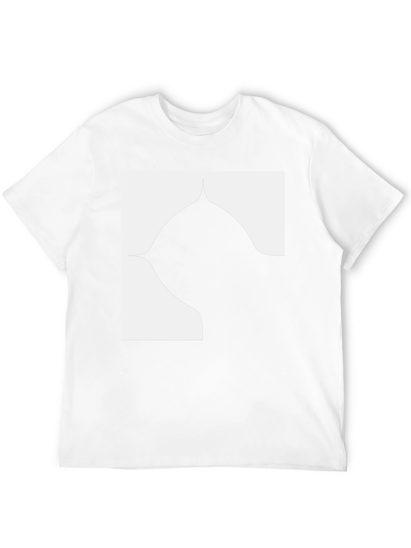 Abstract Design Black T-Shirt