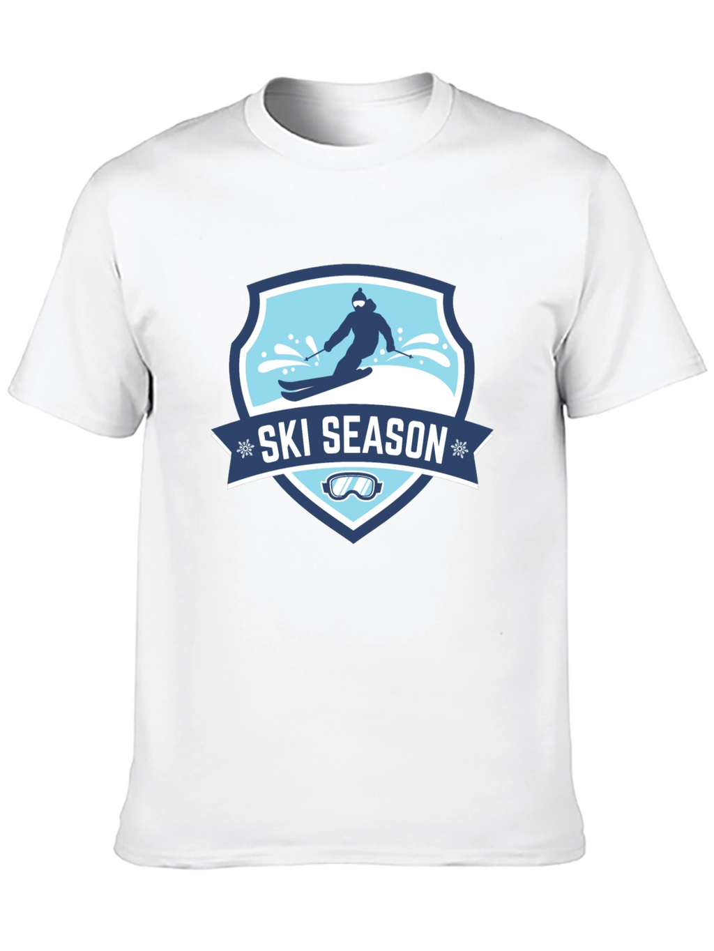 Ski Season Black T-Shirt