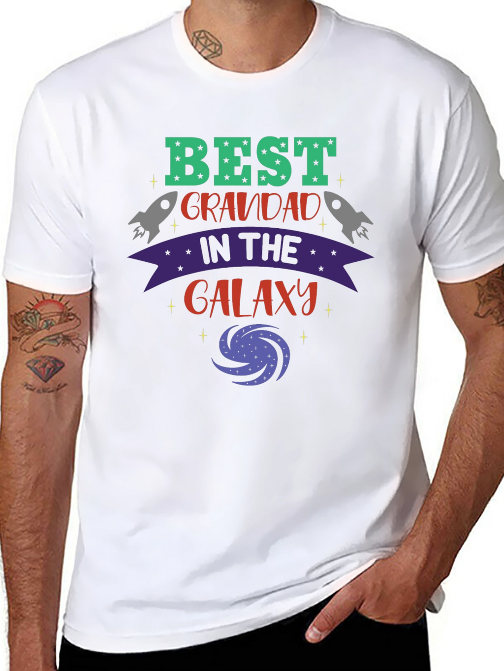 Best Grandad in the Galaxy T-Shirt