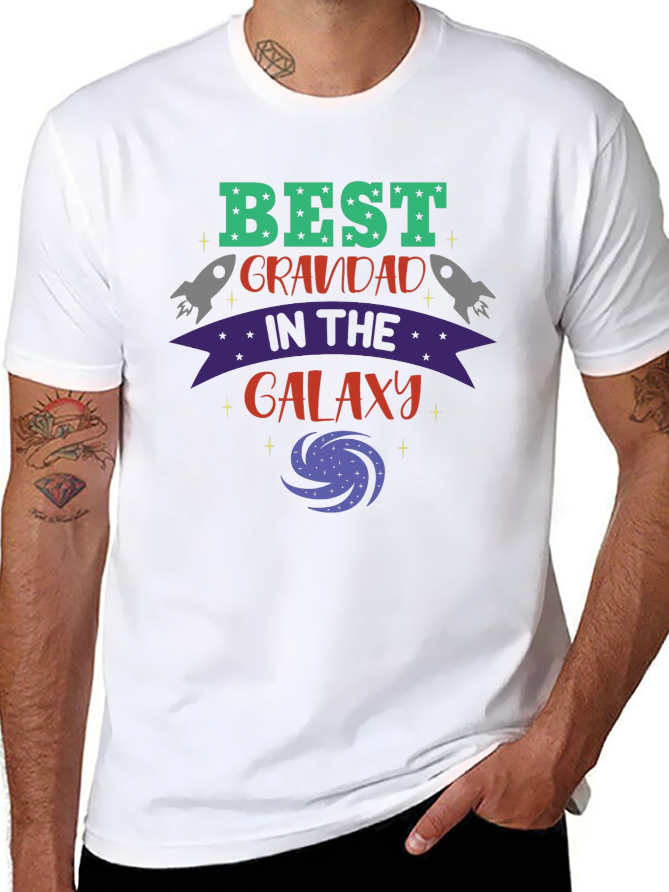 Best Grandad in the Galaxy T-Shirt