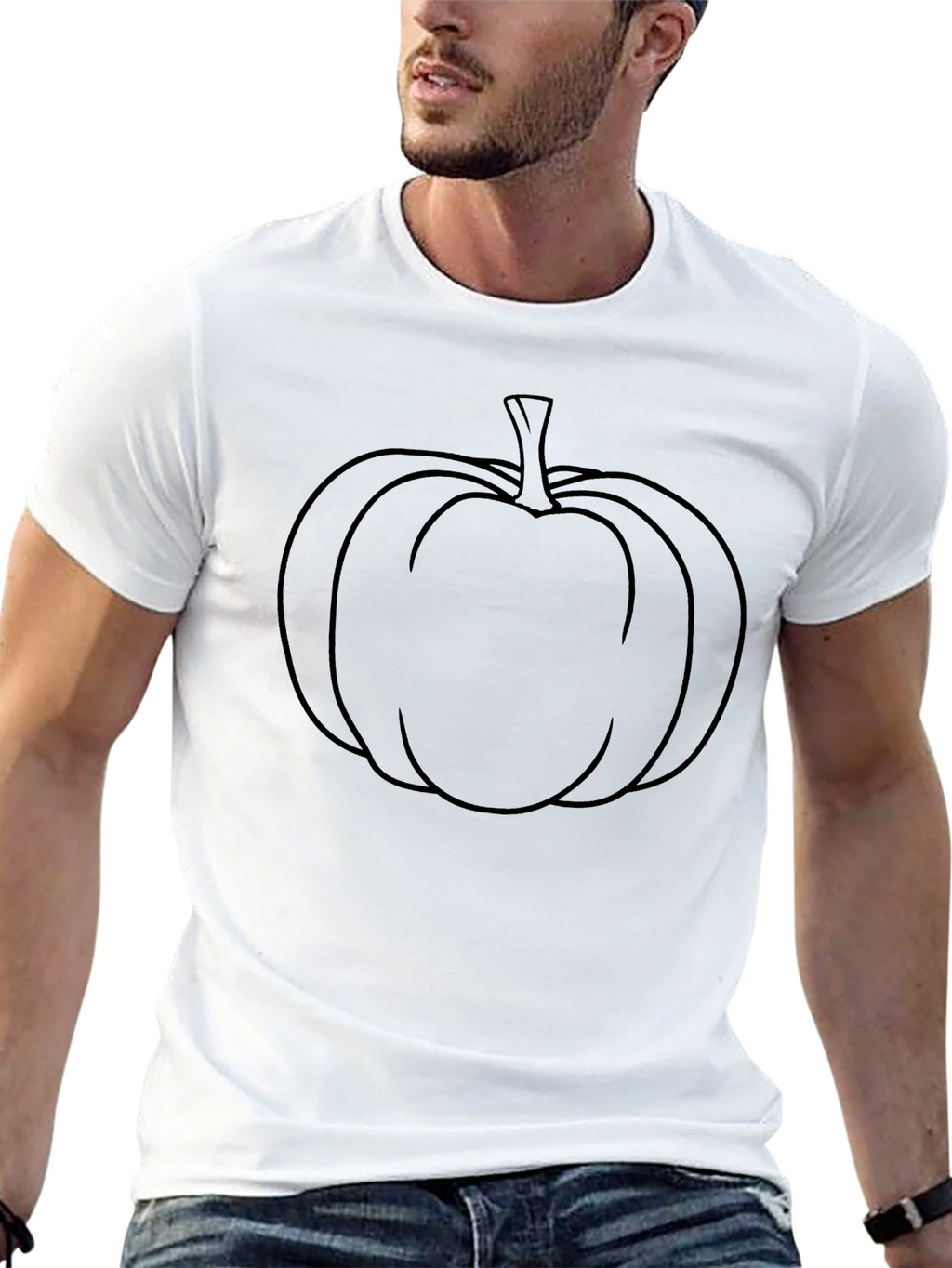 Pumpkin Graphic Tee - Halloween Style