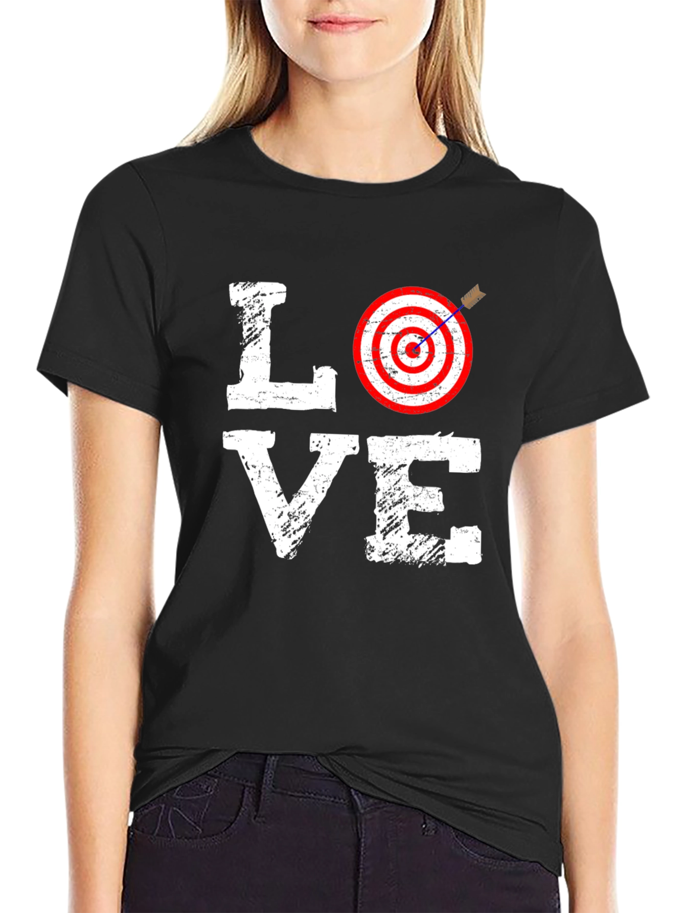 Target Love Graphic Tee - Mens Cotton T-Shirt