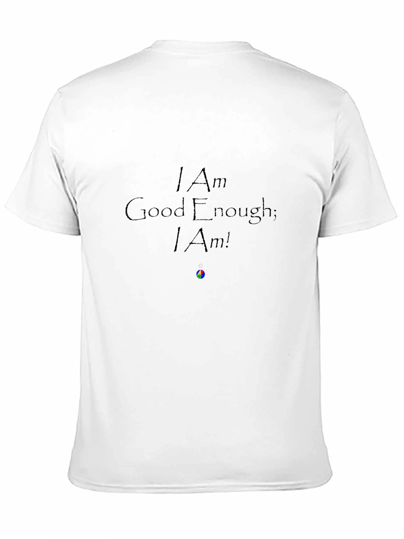 I Am Enough Black T-Shirt
