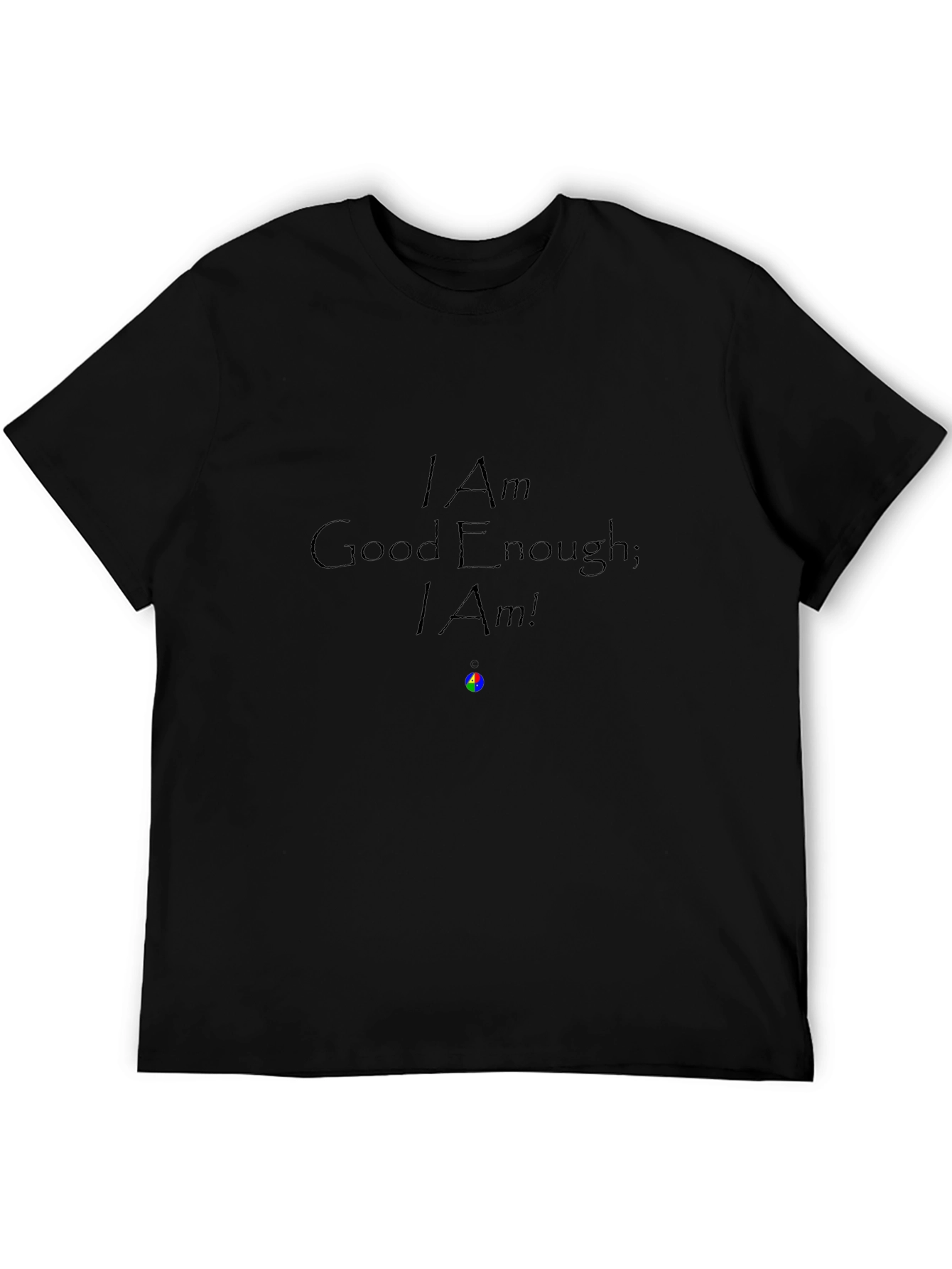 I Am Enough Black T-Shirt